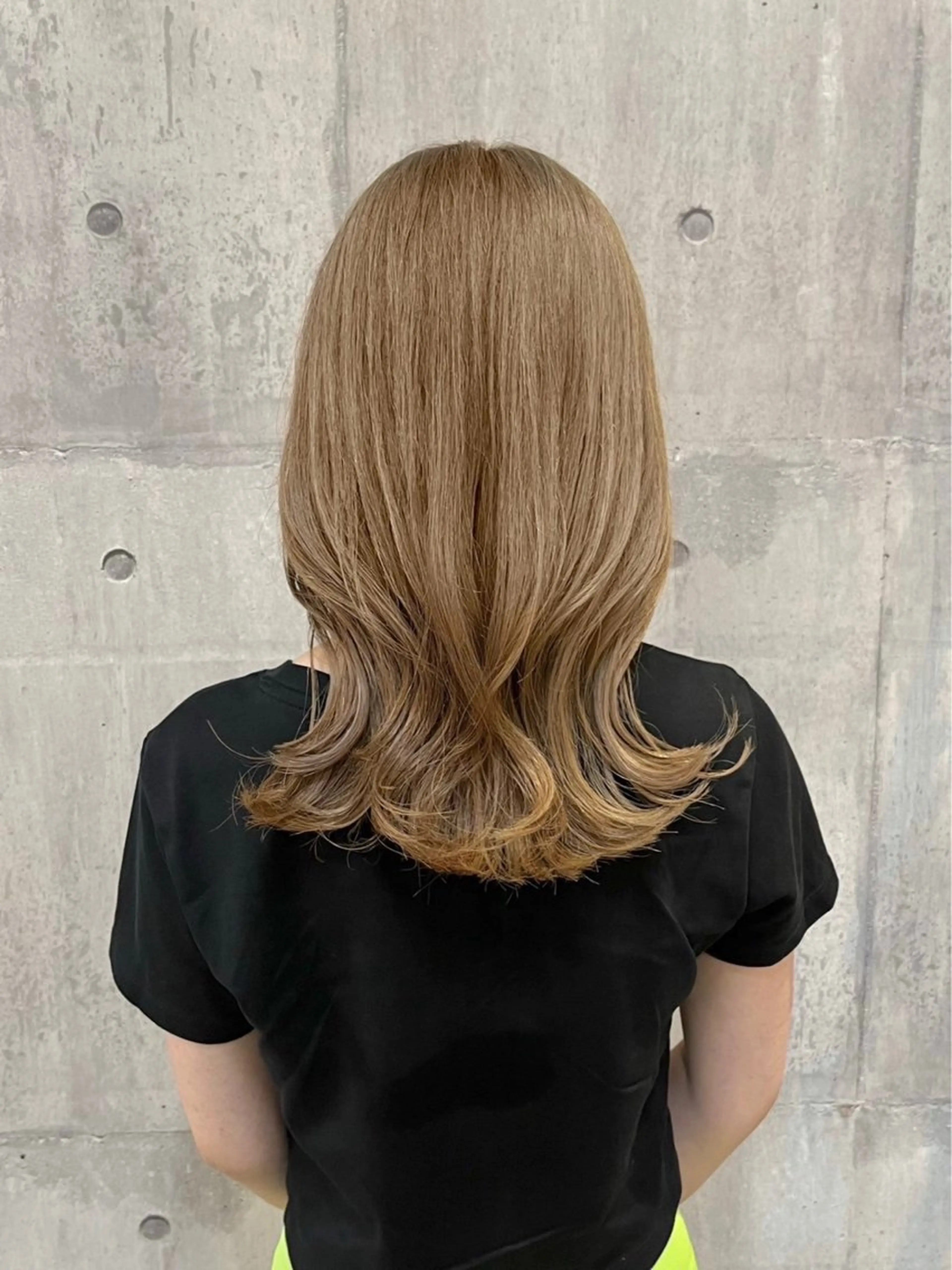 セミロング 大武 楓のヘアスタイル