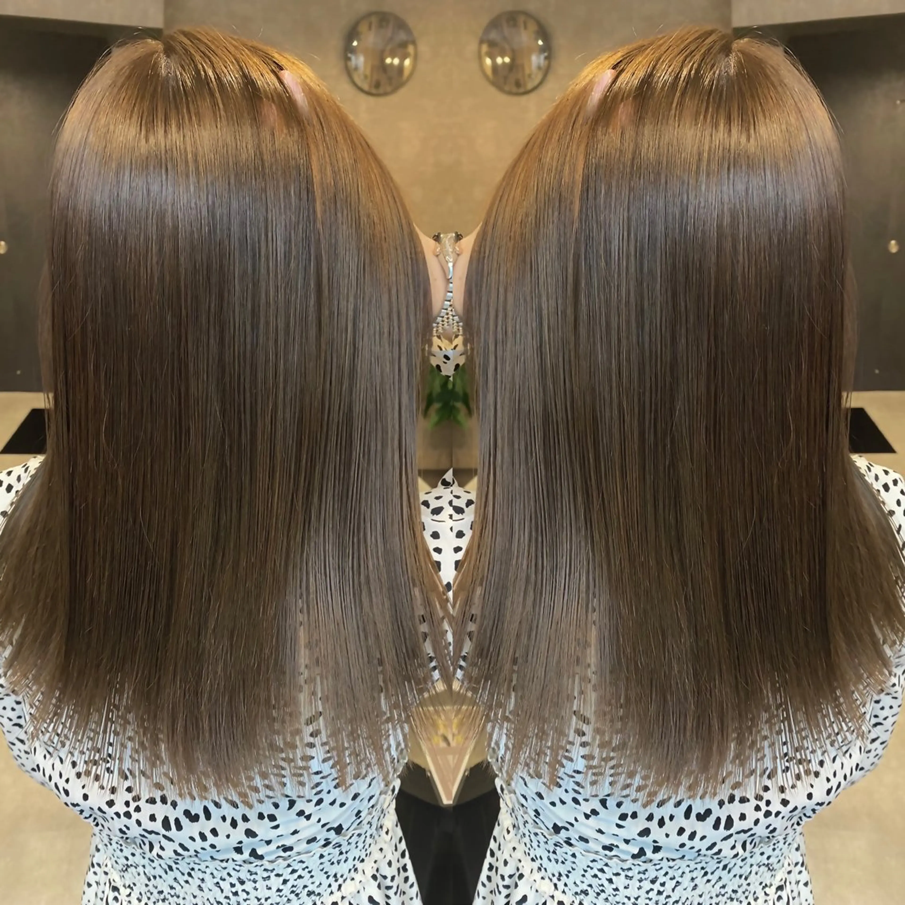 ロング カラー カット トリートメント tocca 💜石田愛結💜のヘアスタイル