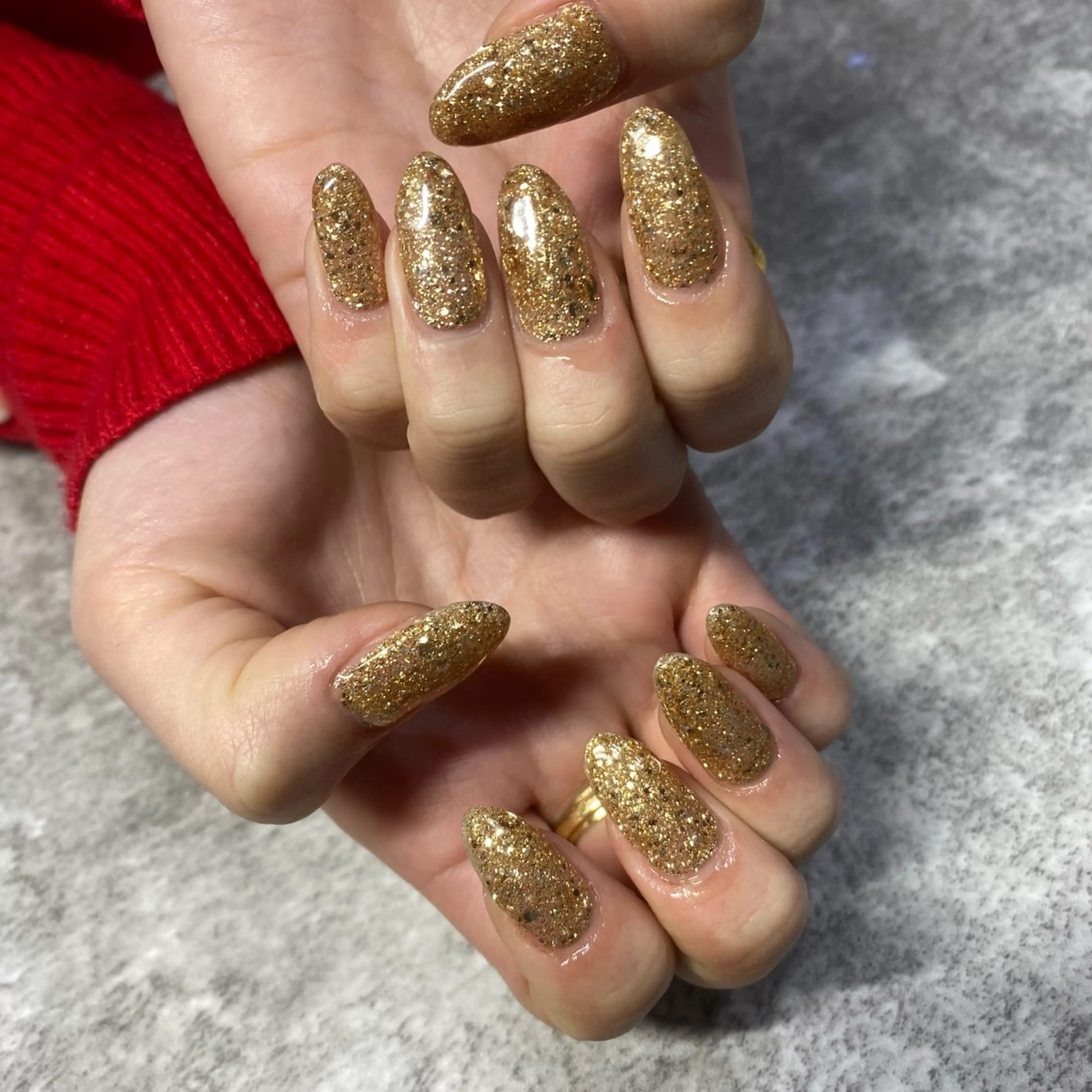 ネイル ゴールド ハンドネイル ★Rinail... .のネイルデザイン