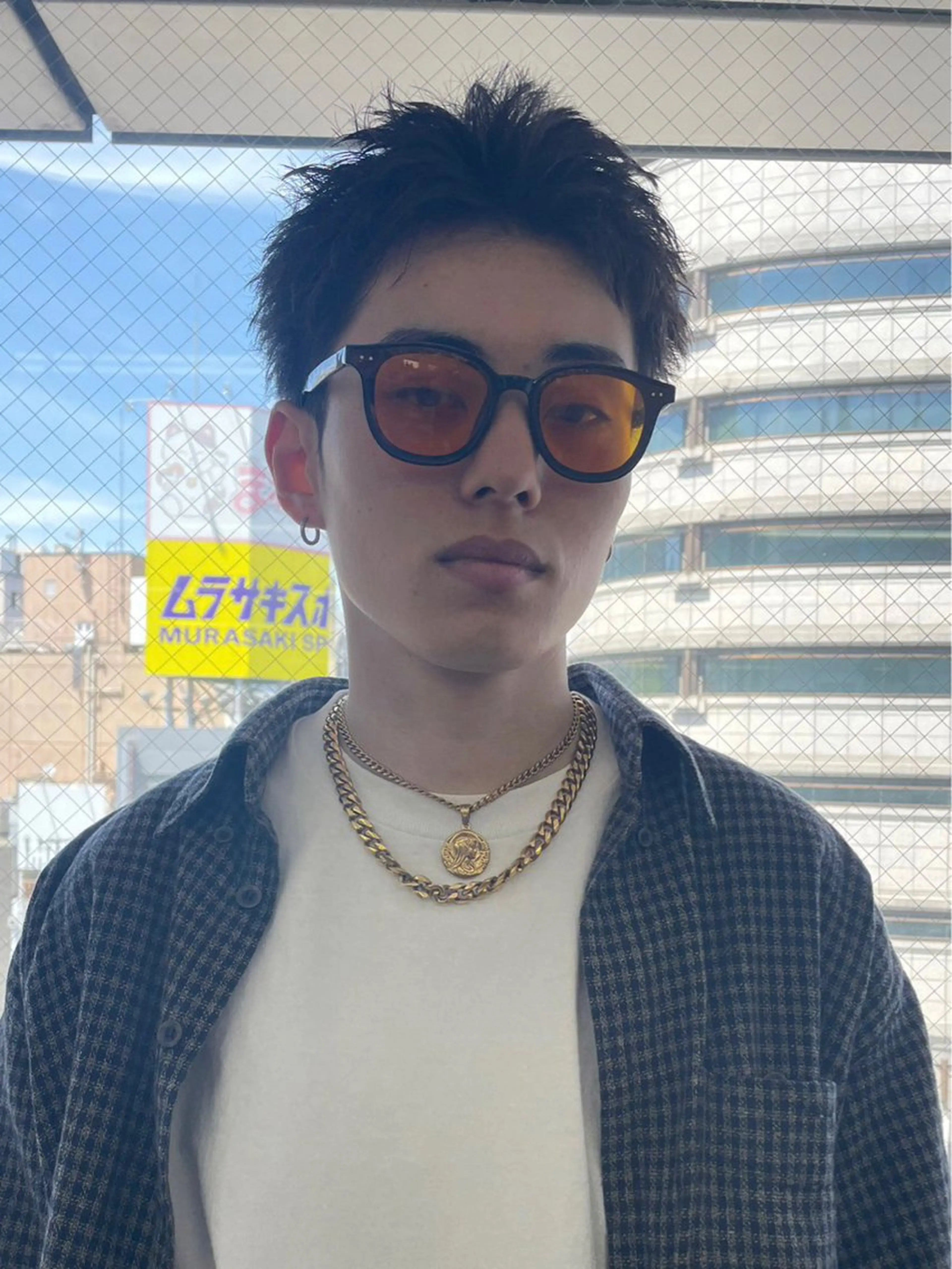 ショート メンズ メンズブリーチ メンズハイトーン メンズインナーカラー 髪質改善 ショートヘア Rei/ 縮毛矯正/ ハイライトカラー募集のヘアスタイル