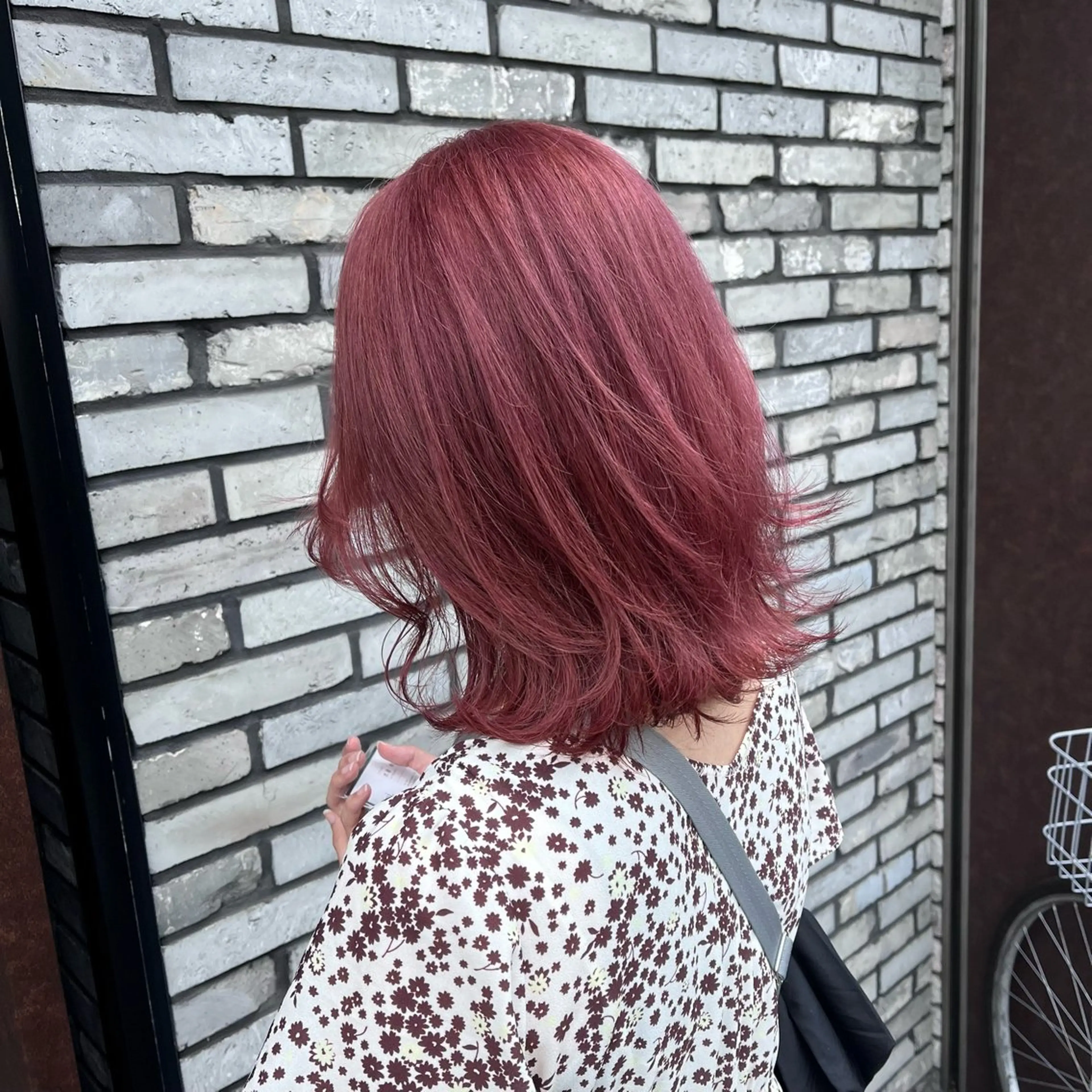 ミディアム ヘアカラー Uni江坂所属・咲羽/ assistantのヘアスタイル