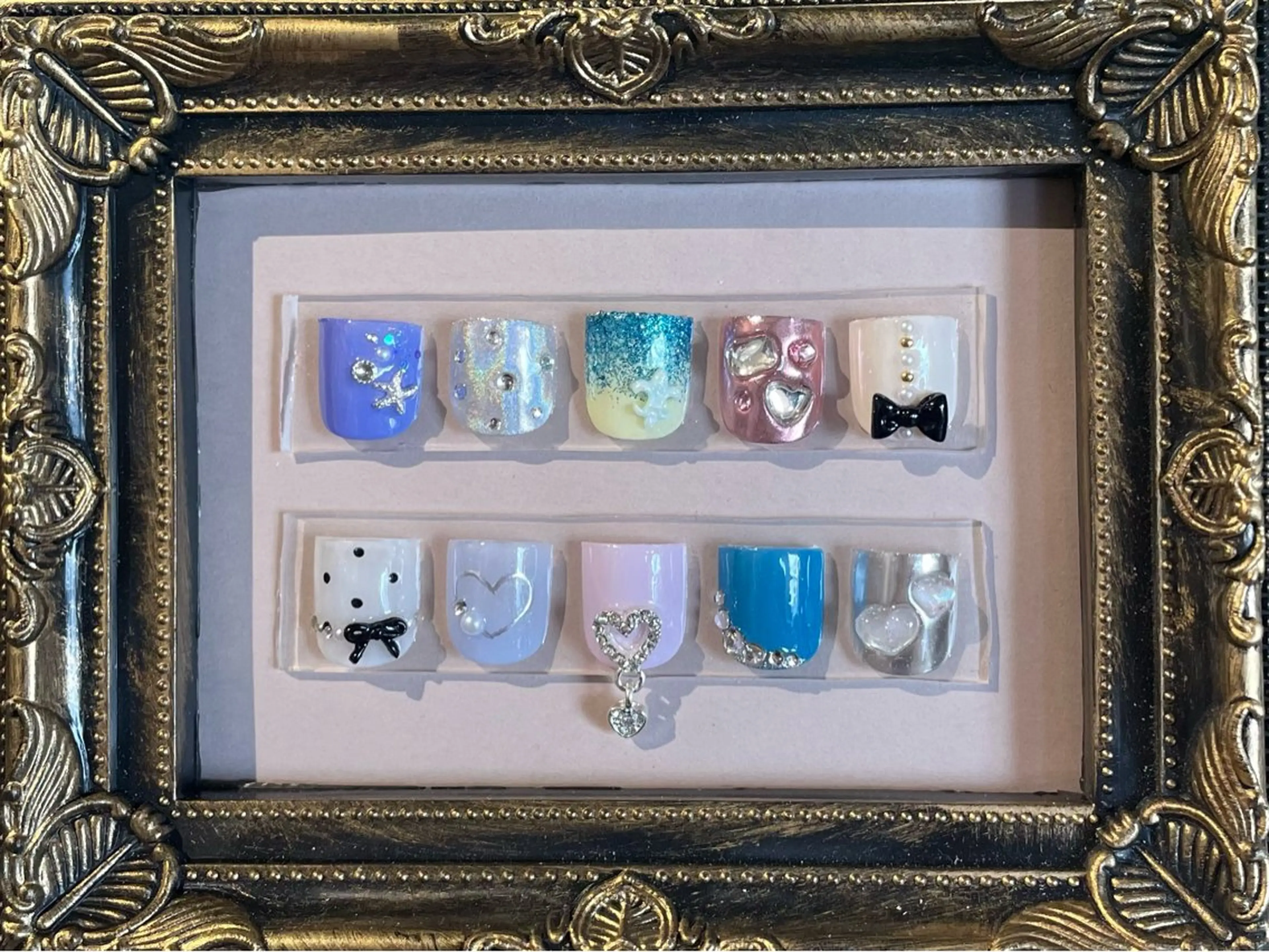 フット【オフなし】SNSトレンドデザイン 1本アートの写真