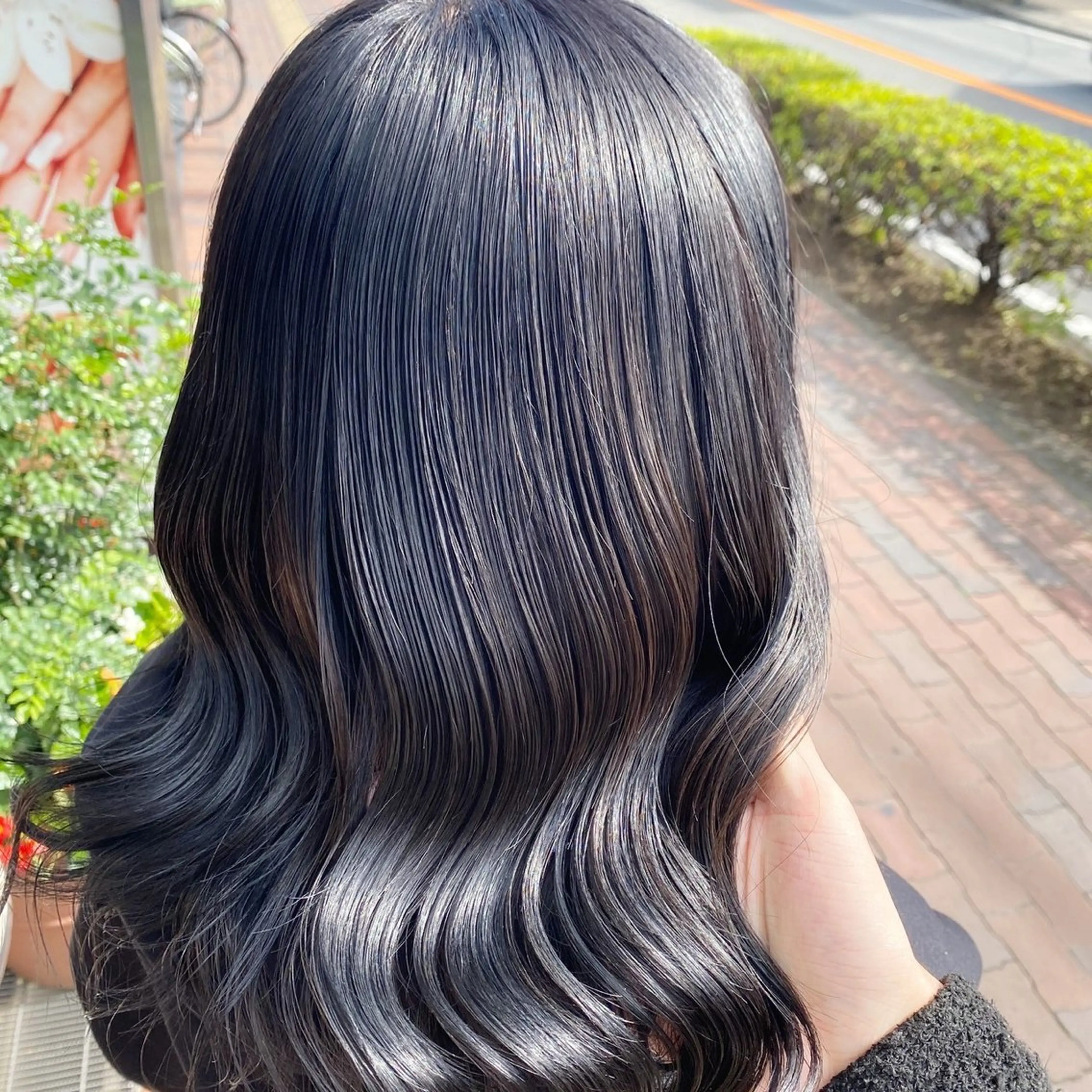 ロング ヘアカラー トリートメント 【髪質改善カラー】 あむ·. ⟡ 🖤のヘアスタイル