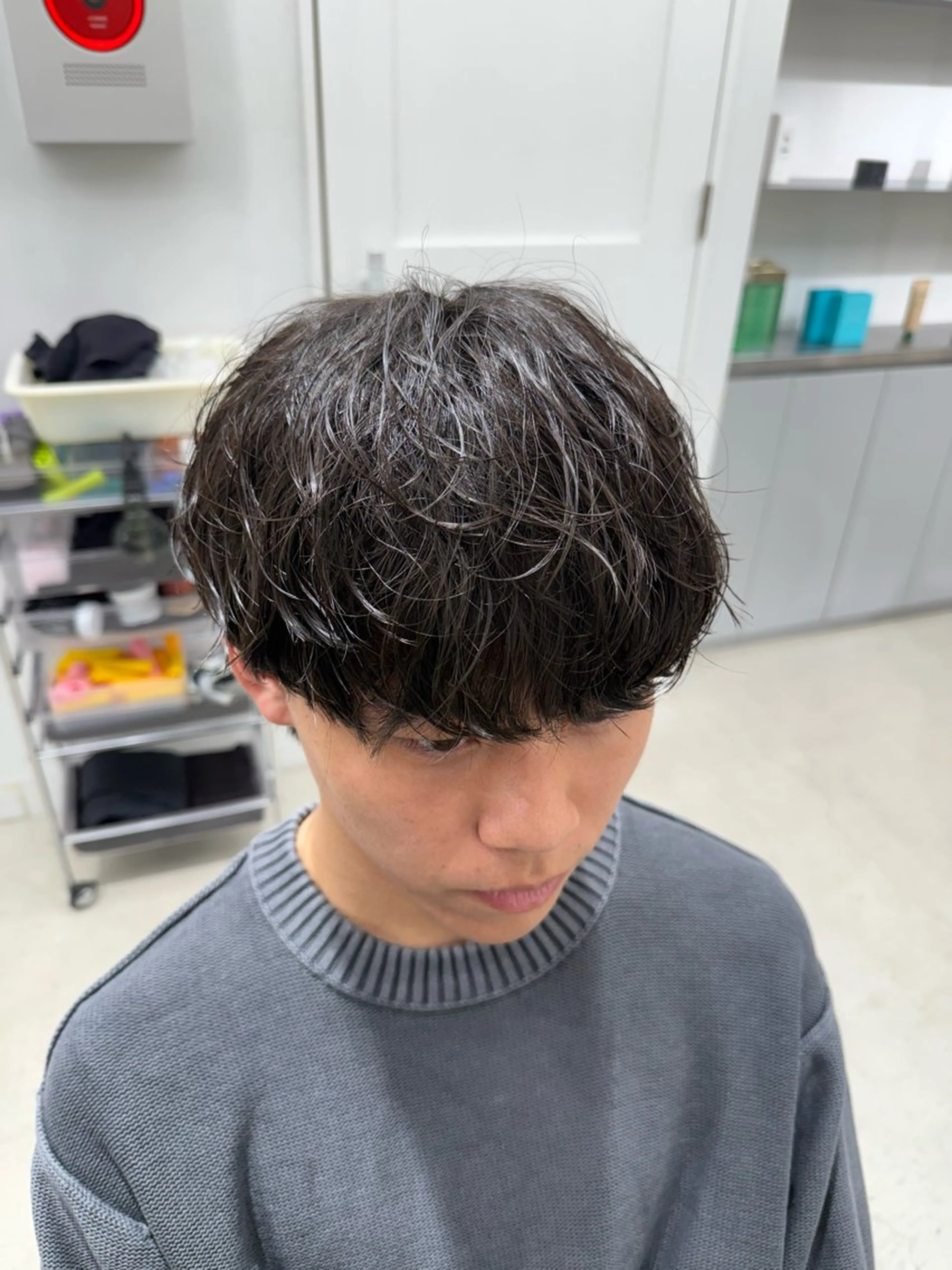 パーマ メンズ 深谷 侑亮のヘアスタイル