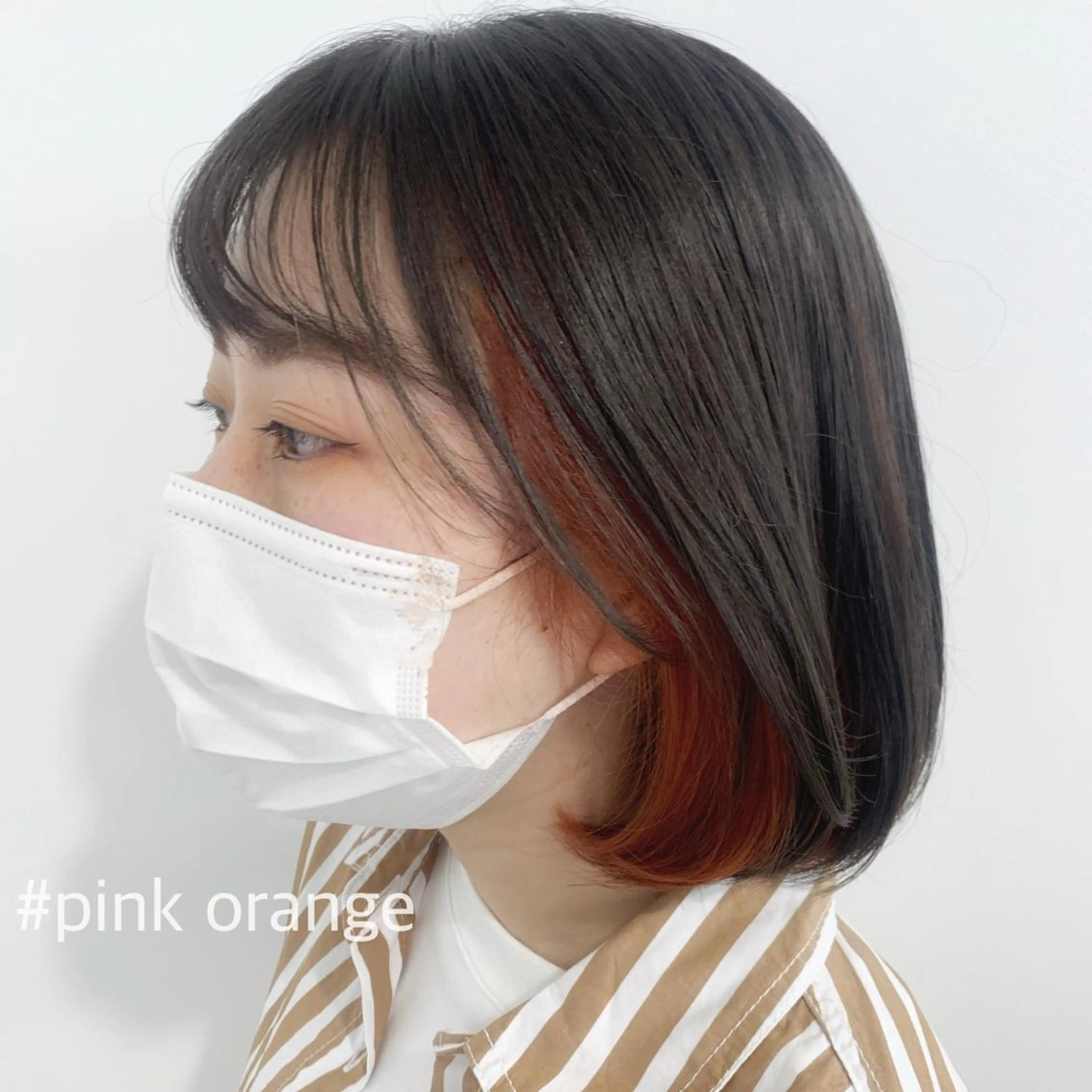 ショート カラー ヘアアレンジ 🍒暖色✖️レイヤー ／Haruna🍒のヘアスタイル