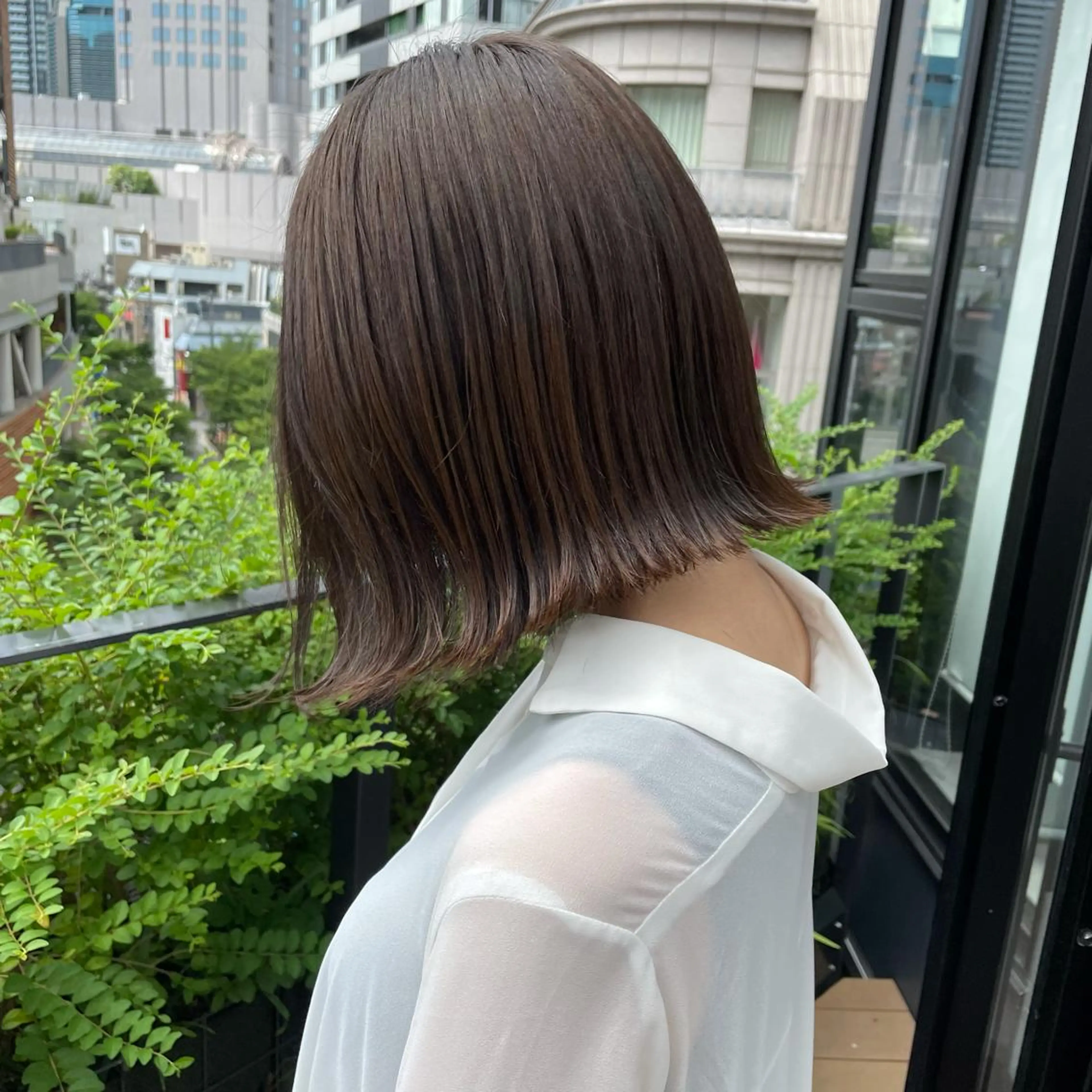 ショート カラー 髪質改善 中川　翔のヘアスタイル