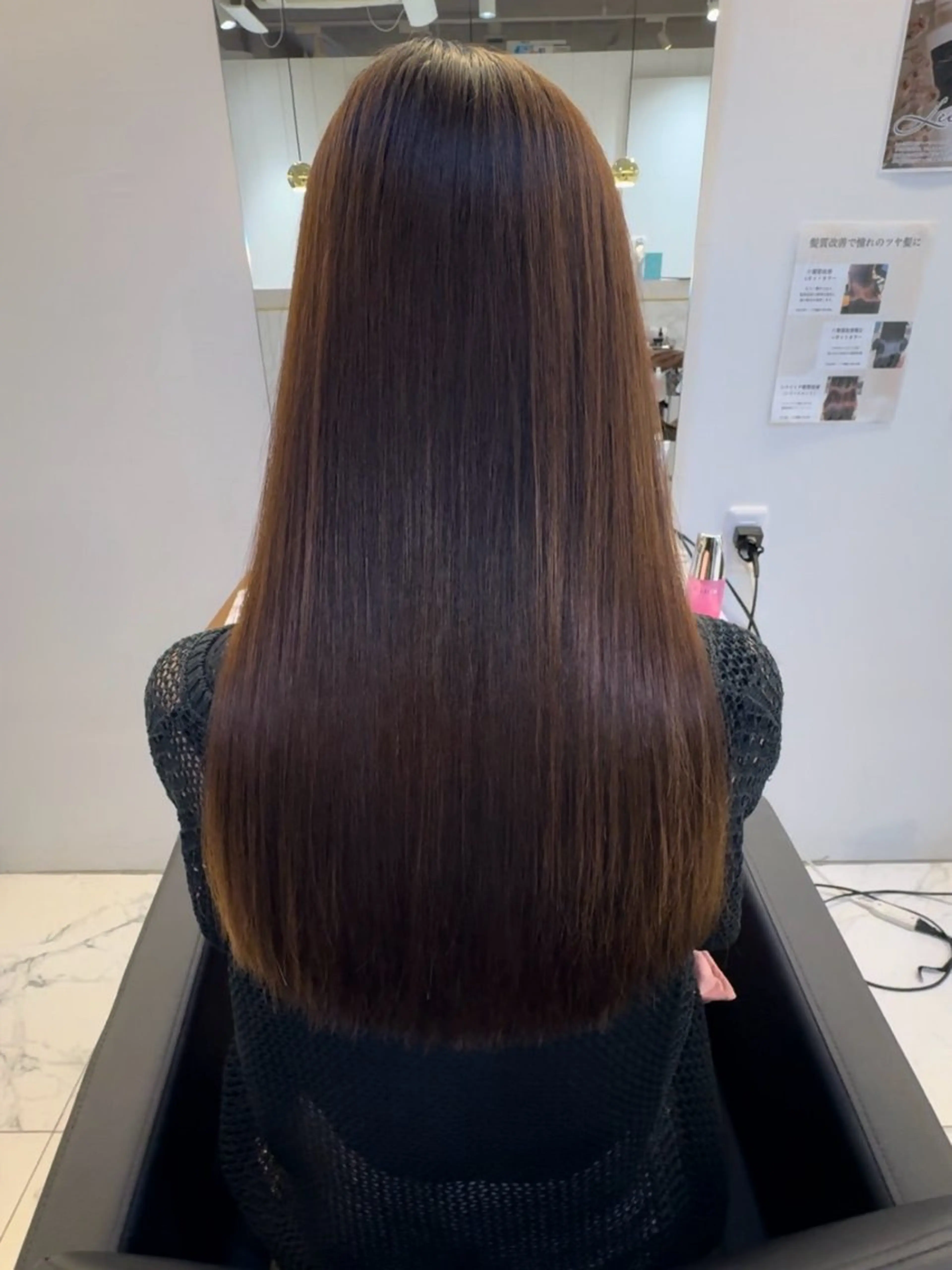 ロング 髪質改善 トリートメント 髪質改善ストレート/レイヤーカット/Lee  Horie所属・髪質改善&縮毛矯正 池本　有宏のヘアスタイル