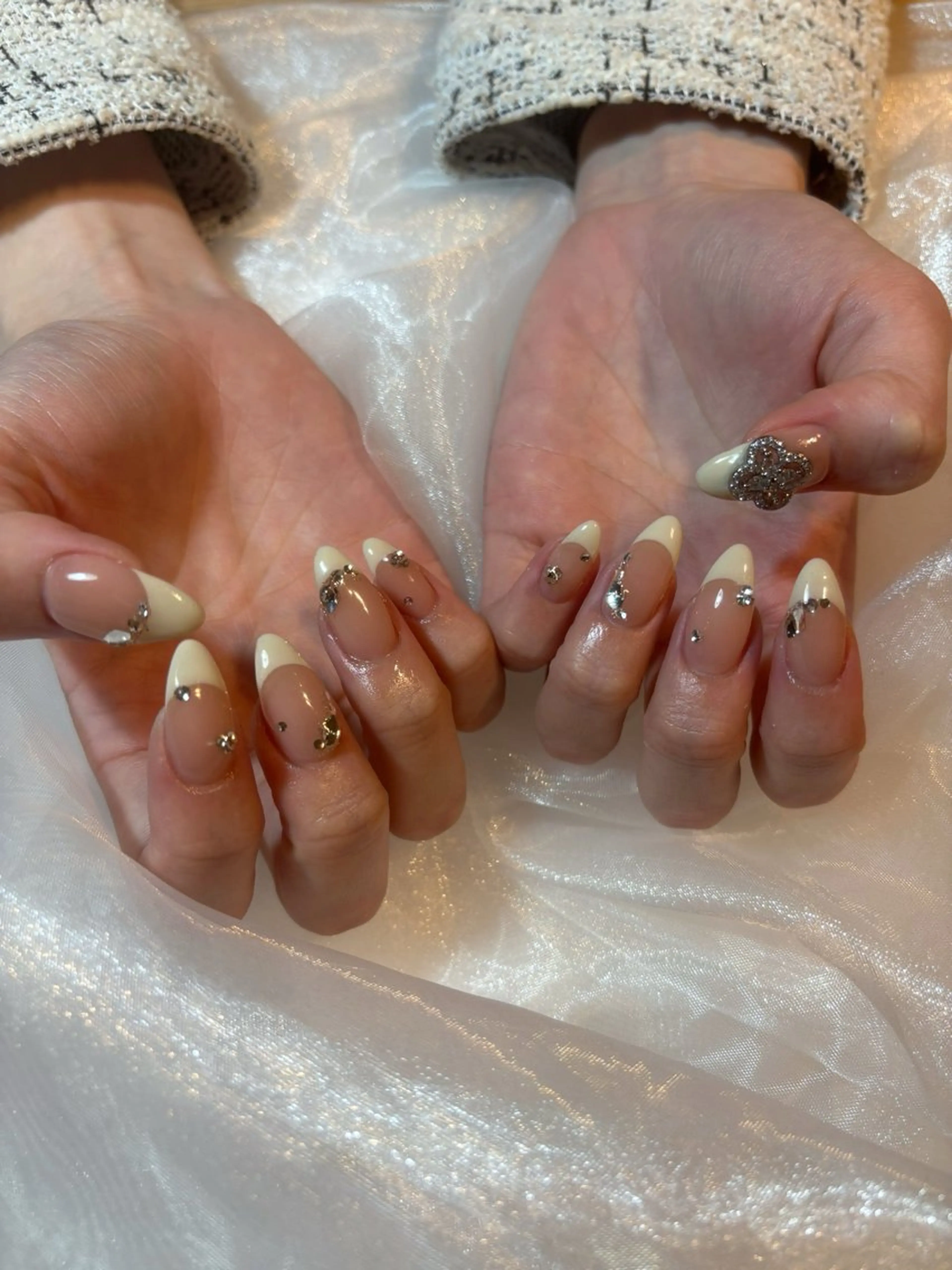 ネイル フレンチネイル ワンホンネイル ハンドネイル Hanana Nail所属・Hanana Nail Hanaのネイルデザイン