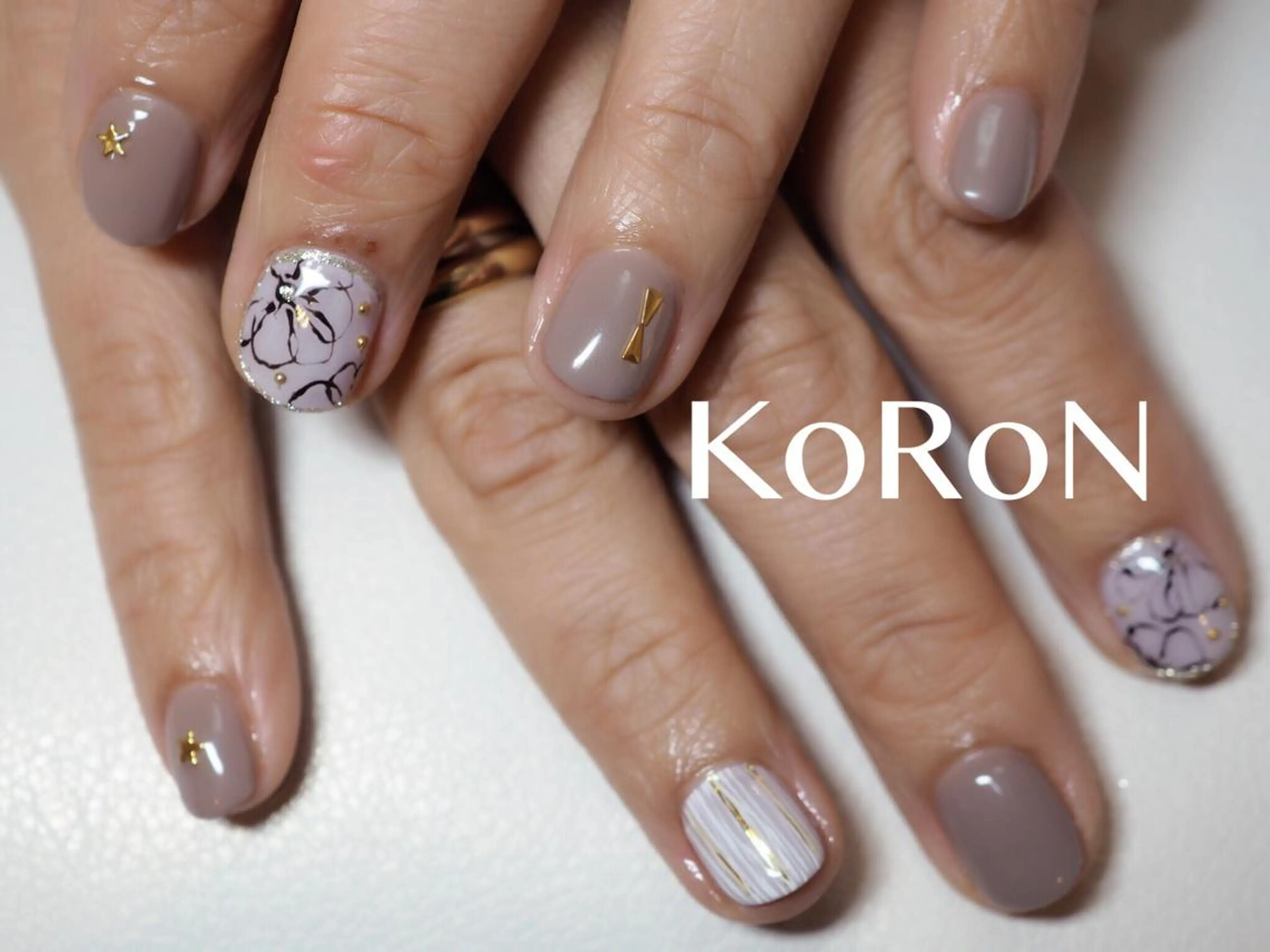 ネイル ハンドネイル 自宅サロン鎌倉 KORONのネイルデザイン