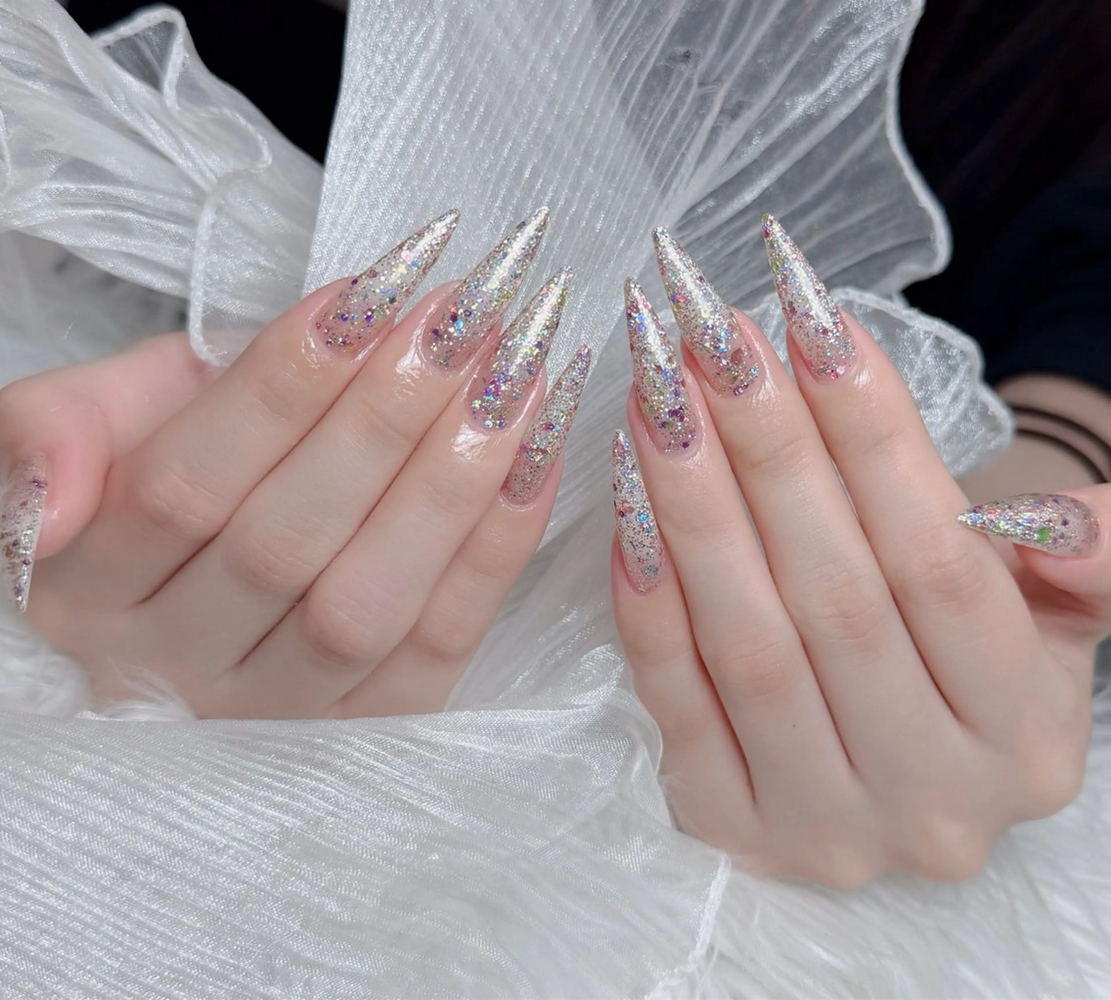 ネイル アートネイル フレンチネイル ジェルネイル 韓国ネイル マグネットネイル ハンドネイル Lenie Nail Okuboのネイルデザイン