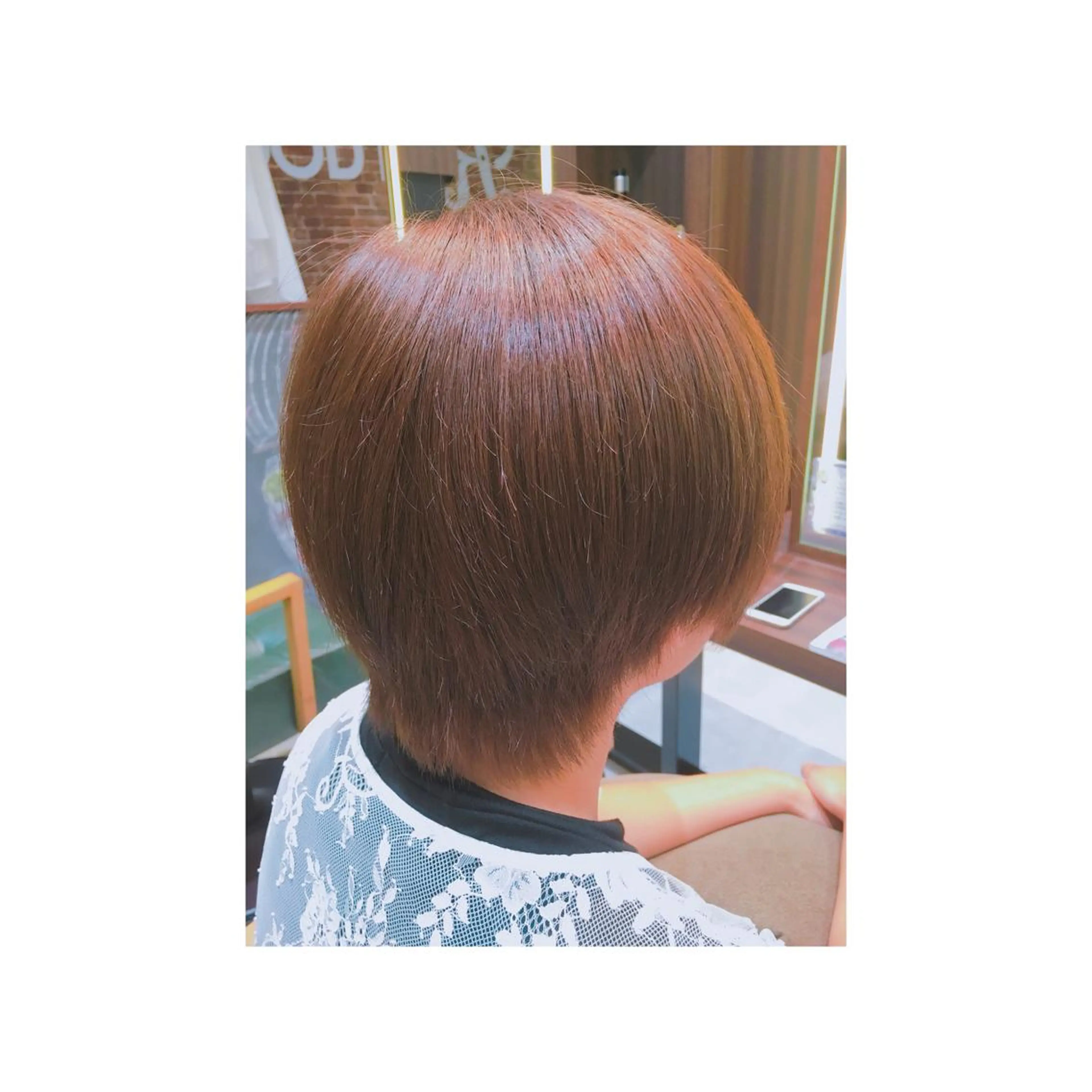 ショート カラー SAKURA 原宿所属・なかの たくみのヘアスタイル