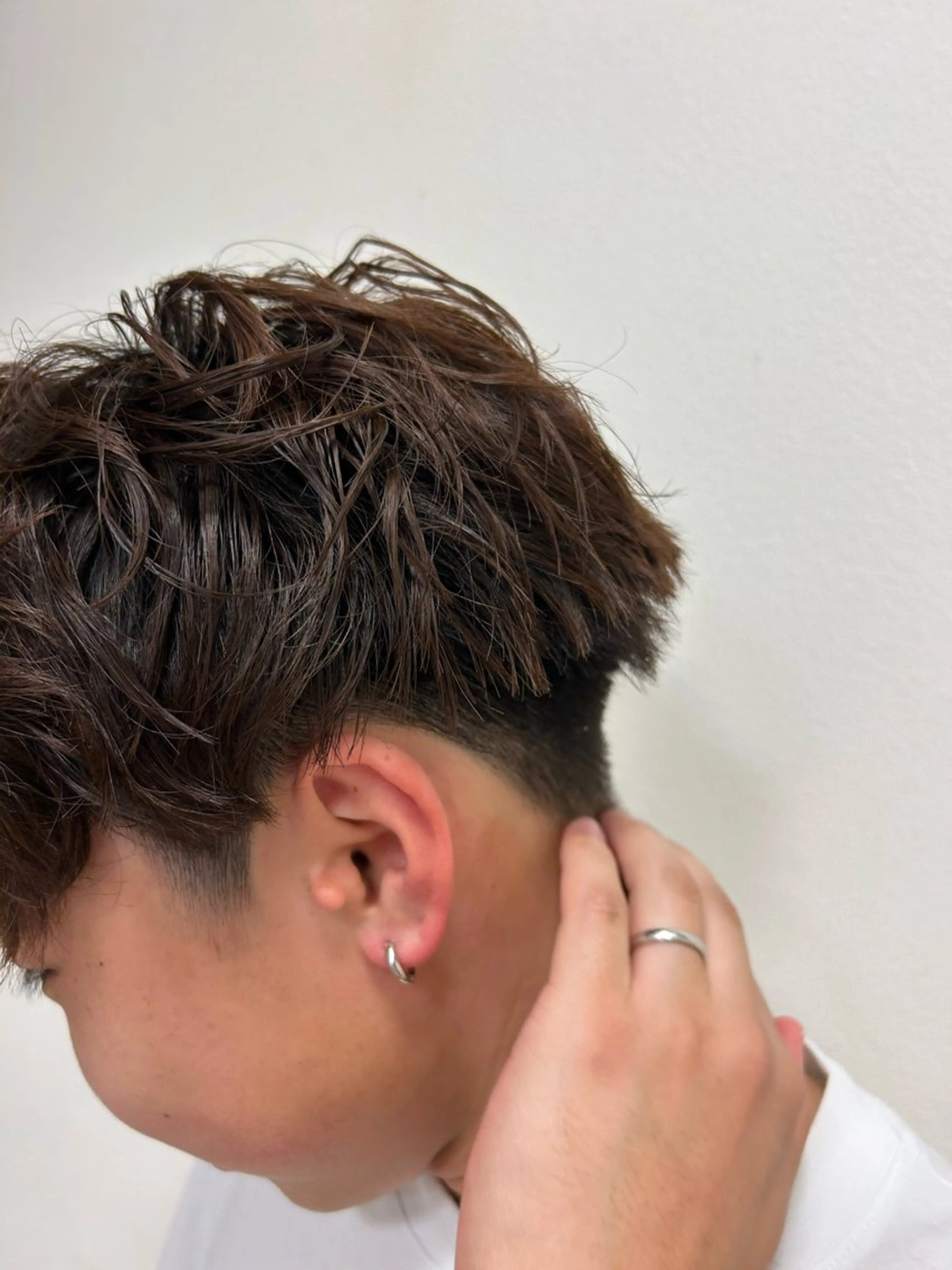 パーマ メンズ 星野 真壱のヘアスタイル