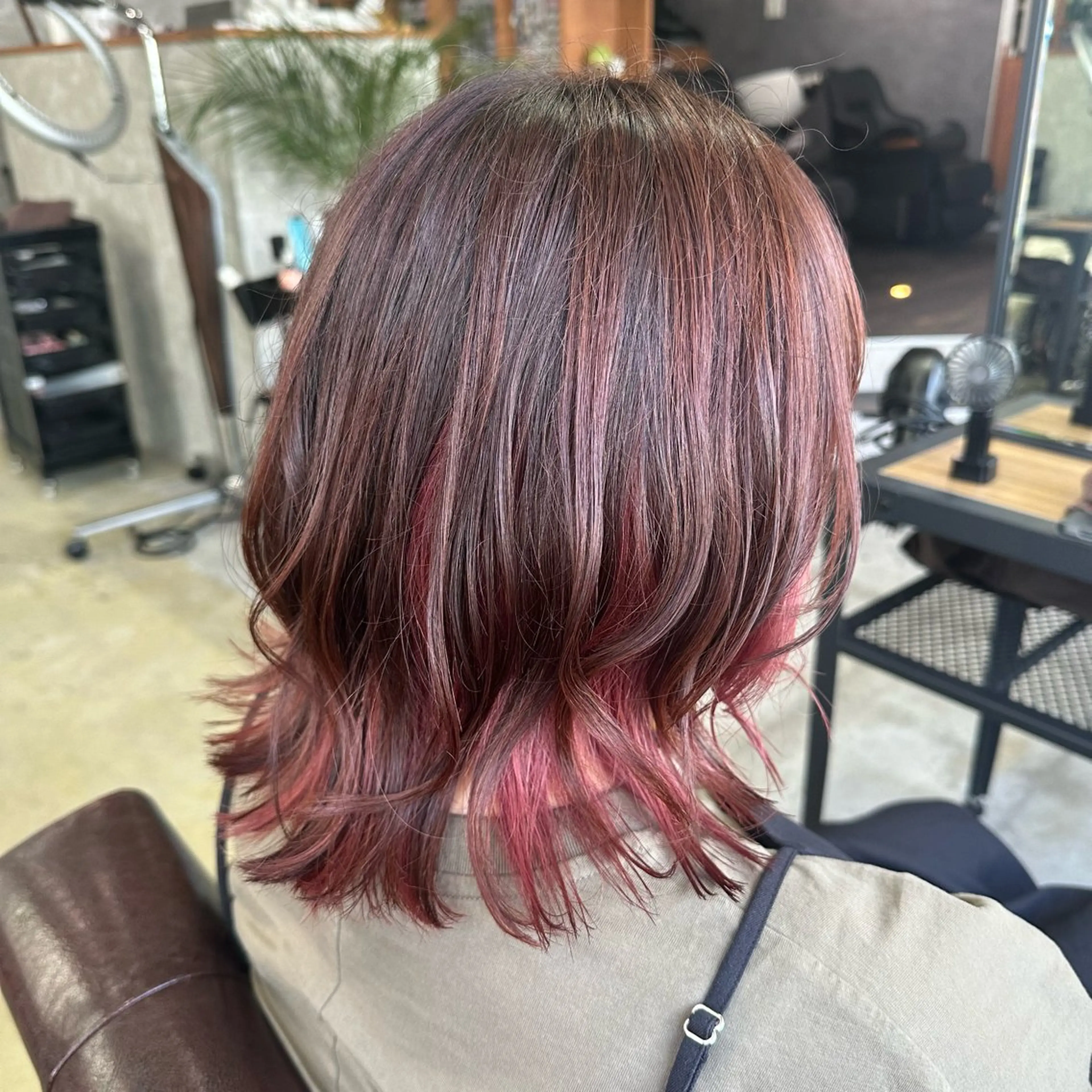 ミディアム カラー 山口 智也のヘアスタイル