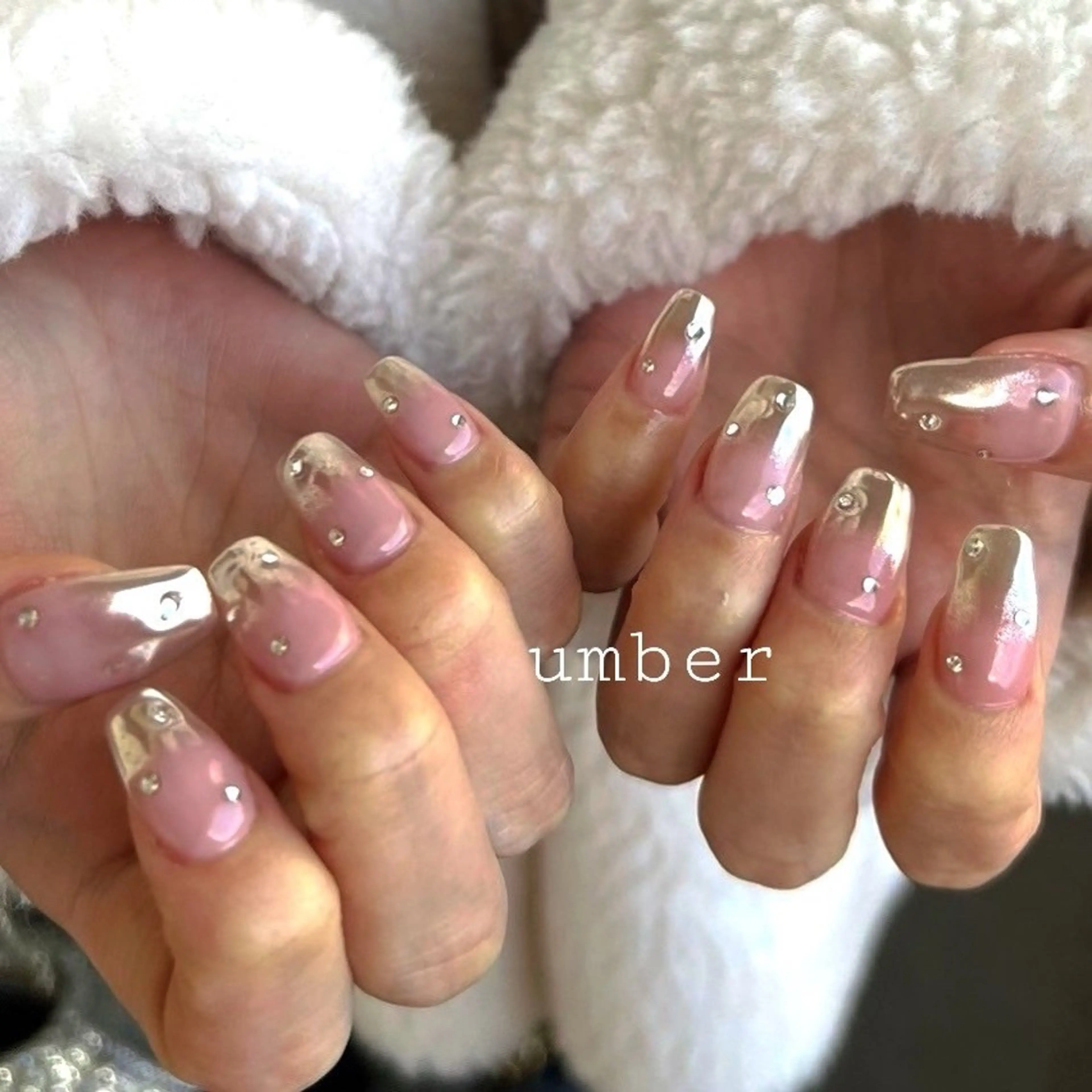 ネイル ハンドネイル umber 三茶1分のネイルデザイン