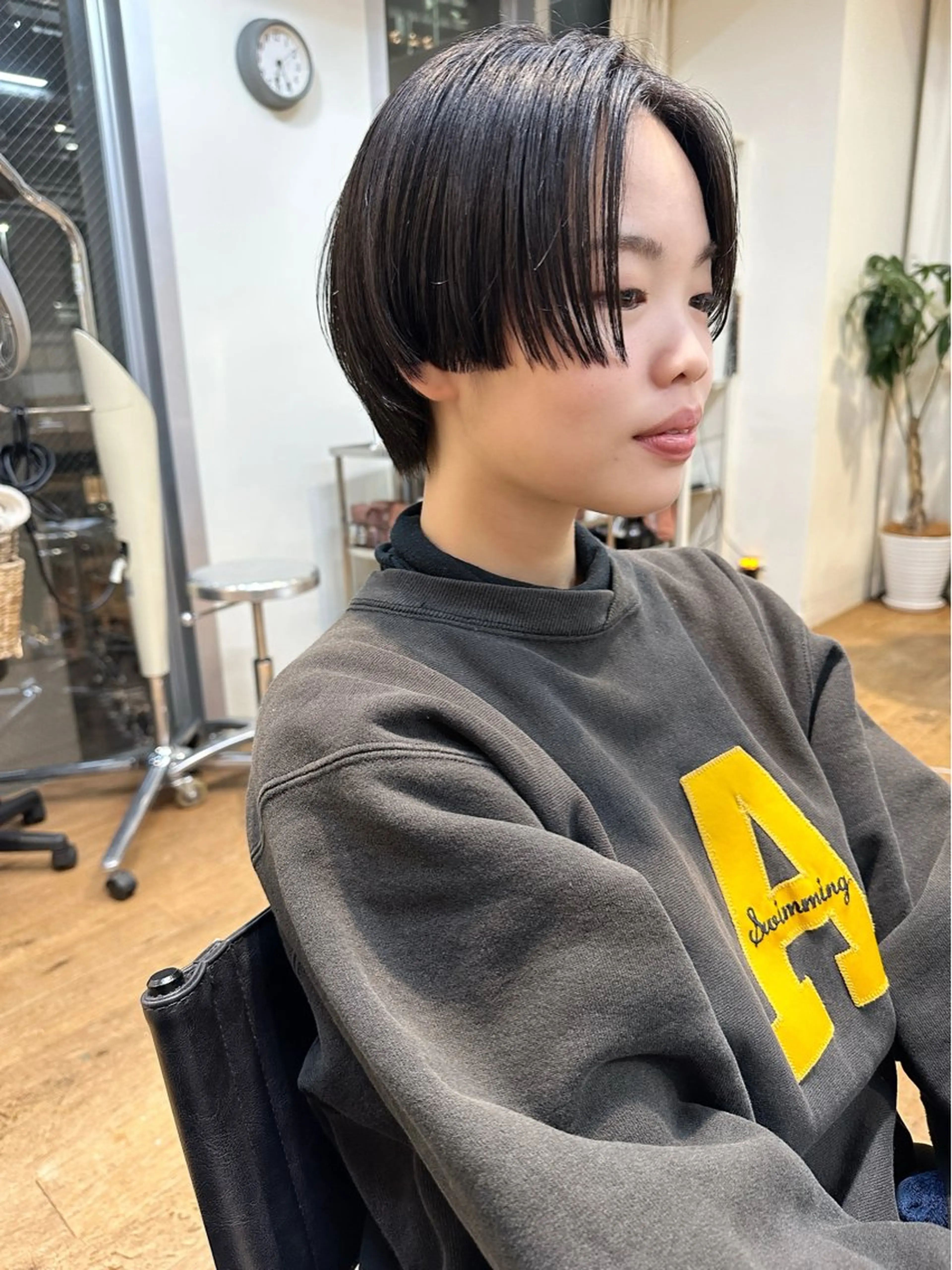 ショート ショート ボブ 梅田 木戸健人のヘアスタイル