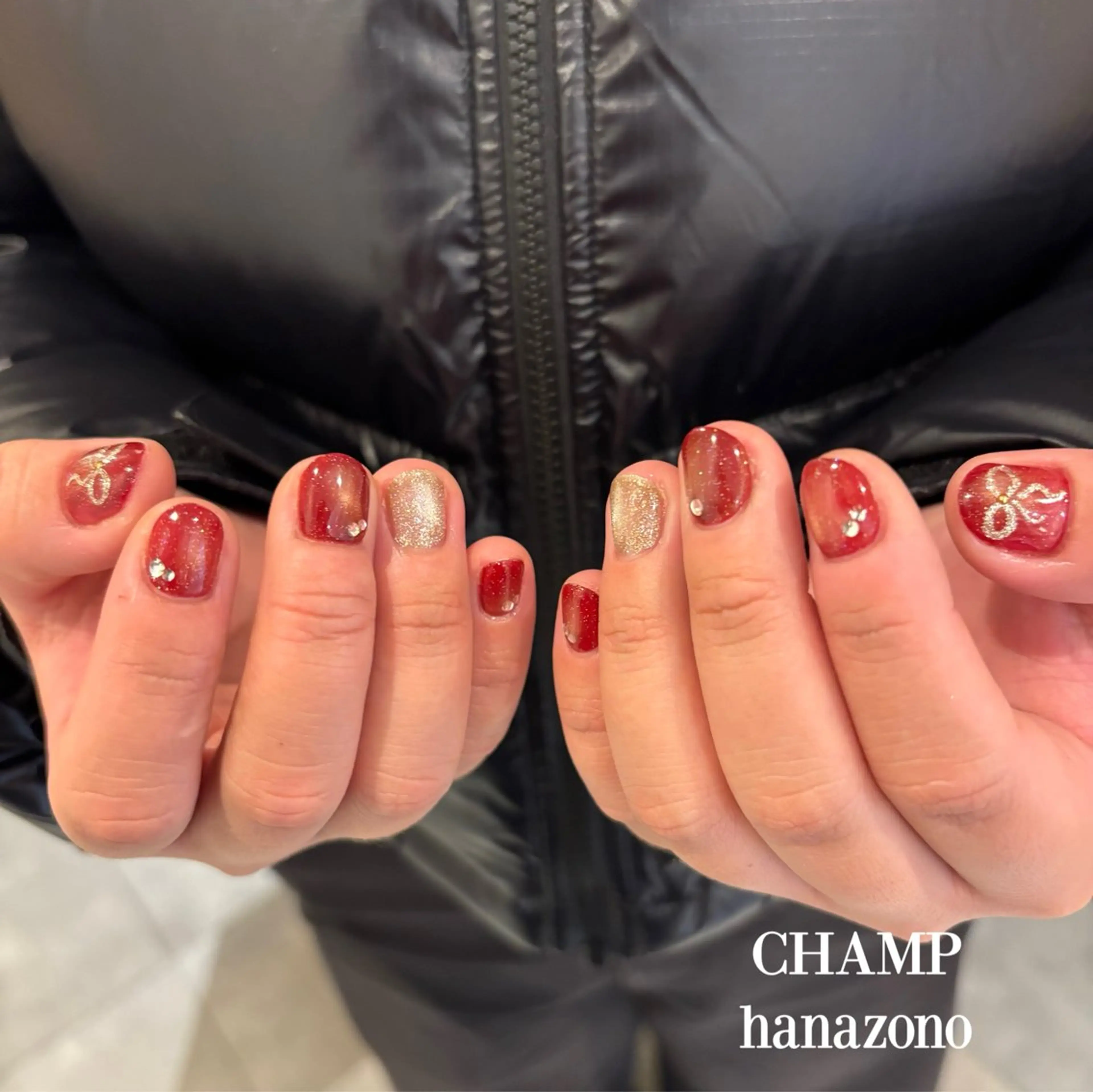 ショート ハンドネイル 青山 優鈴のネイルデザイン