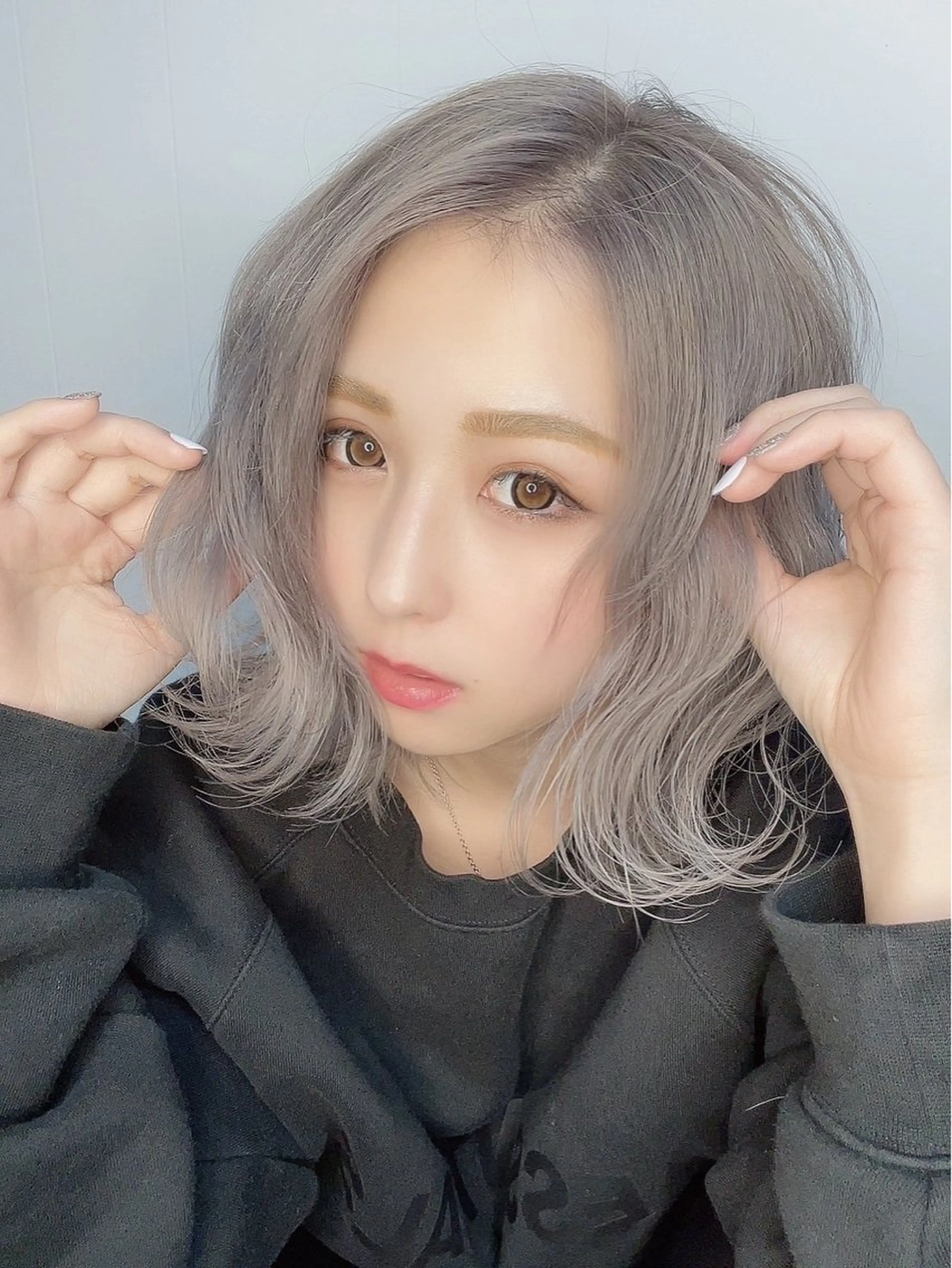 ミディアム ヘアカラー トリートメント 中川/縮毛矯正/ 高羽　克明のヘアスタイル