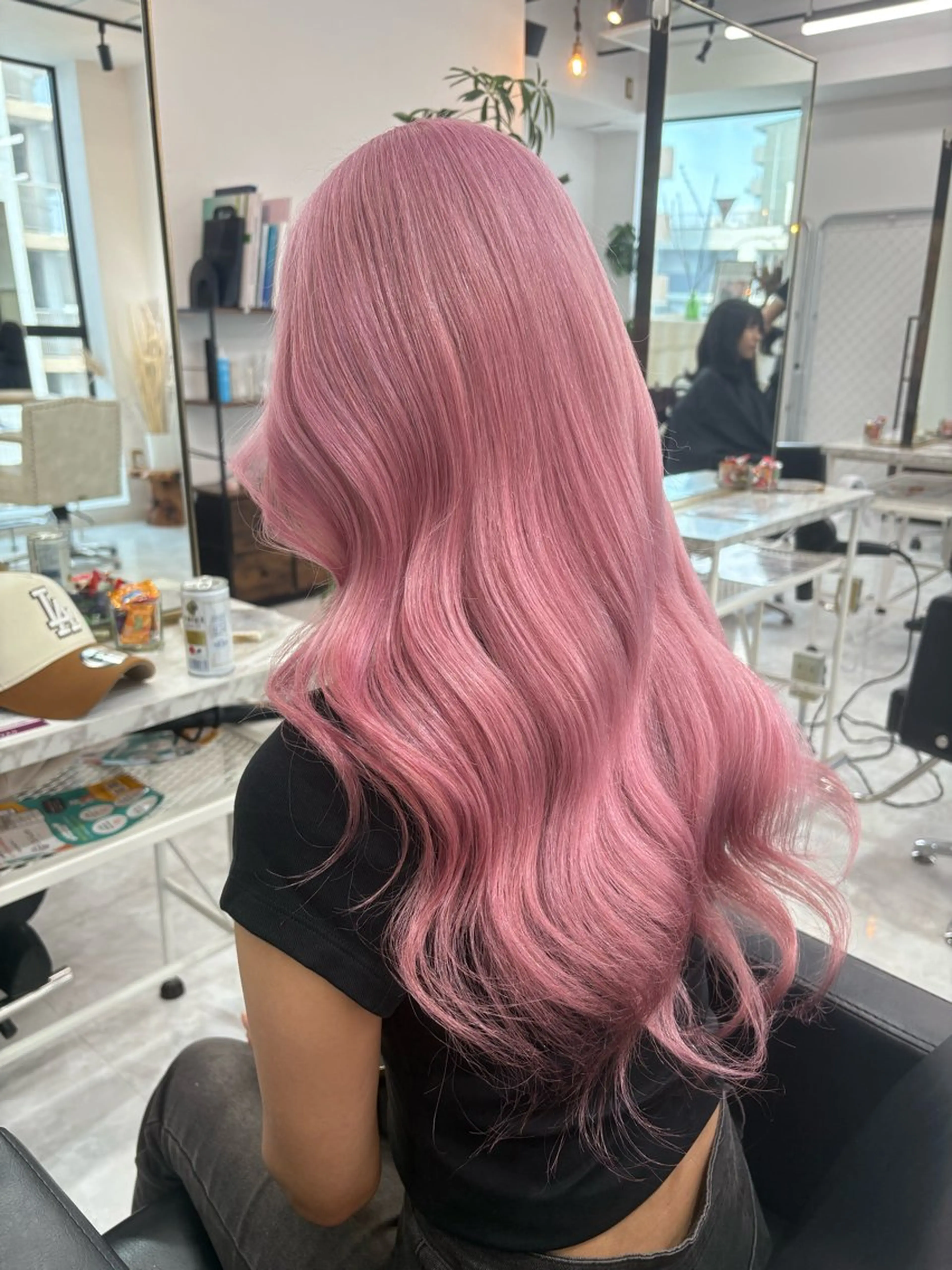 ロング ヘアカラー トリートメント ヘアセット 𝐠𝐢𝐫𝐥𝐲 𝐦𝐨𝐝𝐞🖤のヘアスタイル