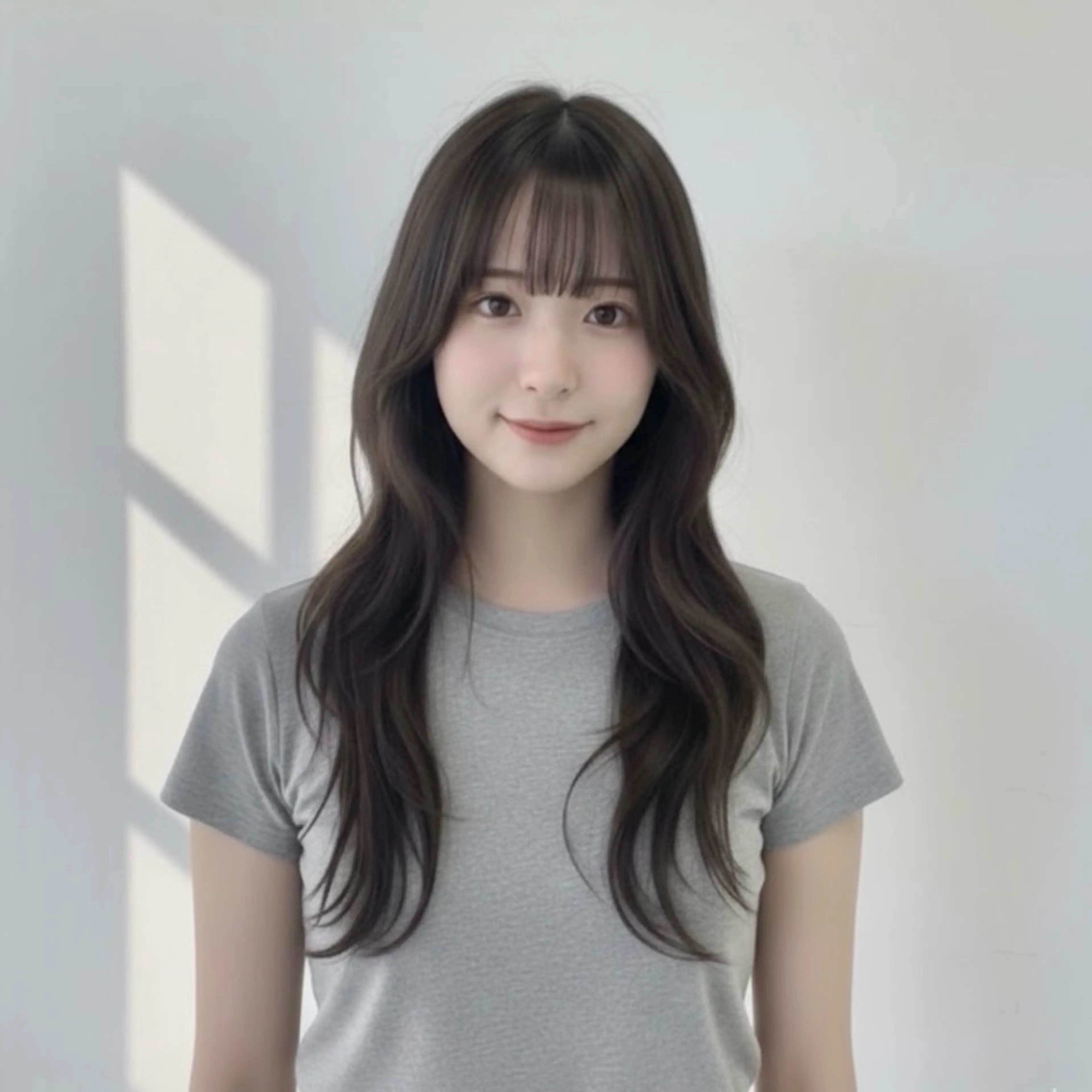 【透明感ベージュ】黄金比カット＋黄金比カラー（リタッチ）✨の写真