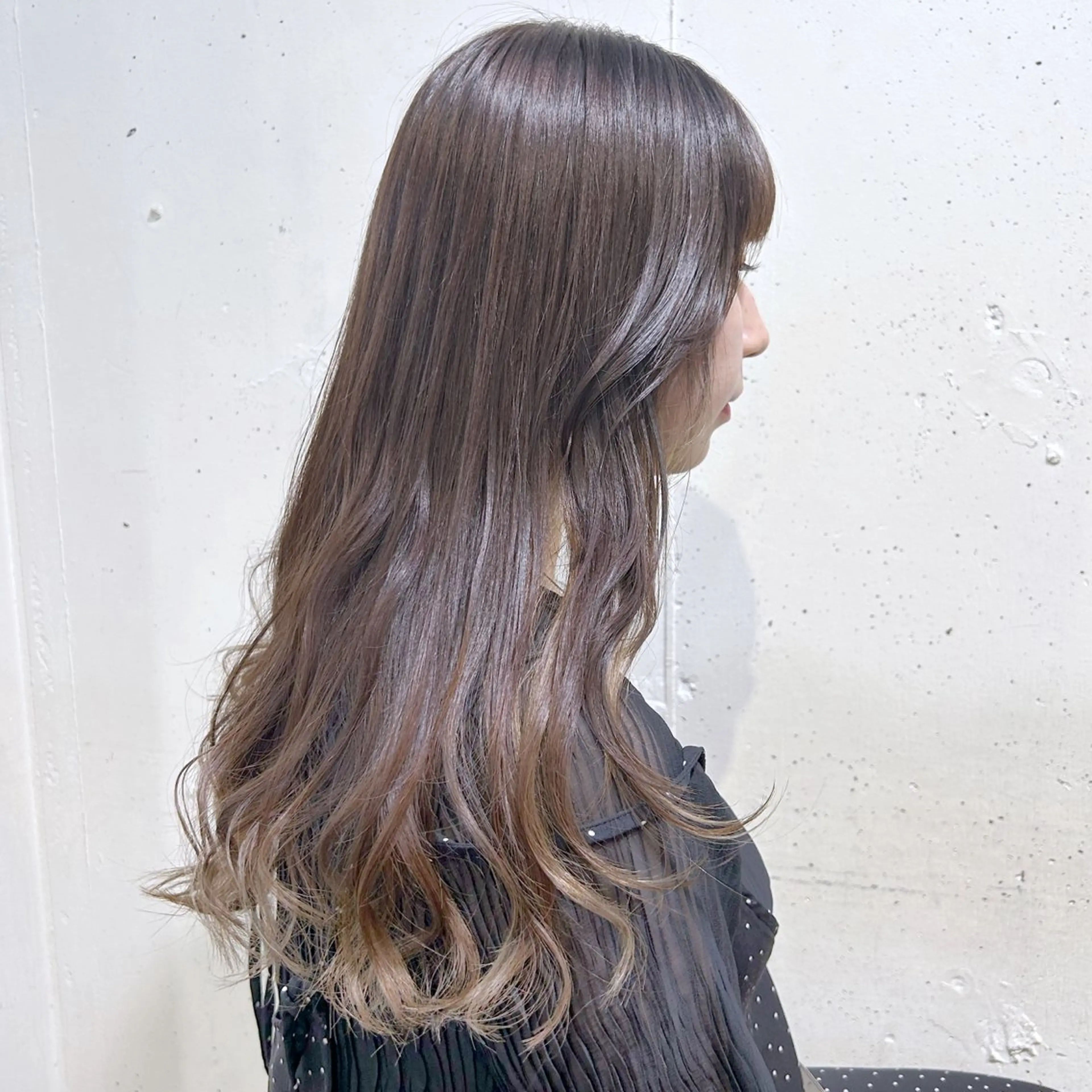 セミロング カラー ヘアアレンジ gosgo所属・✨️ボブカット中村 真緒✨️のヘアスタイル