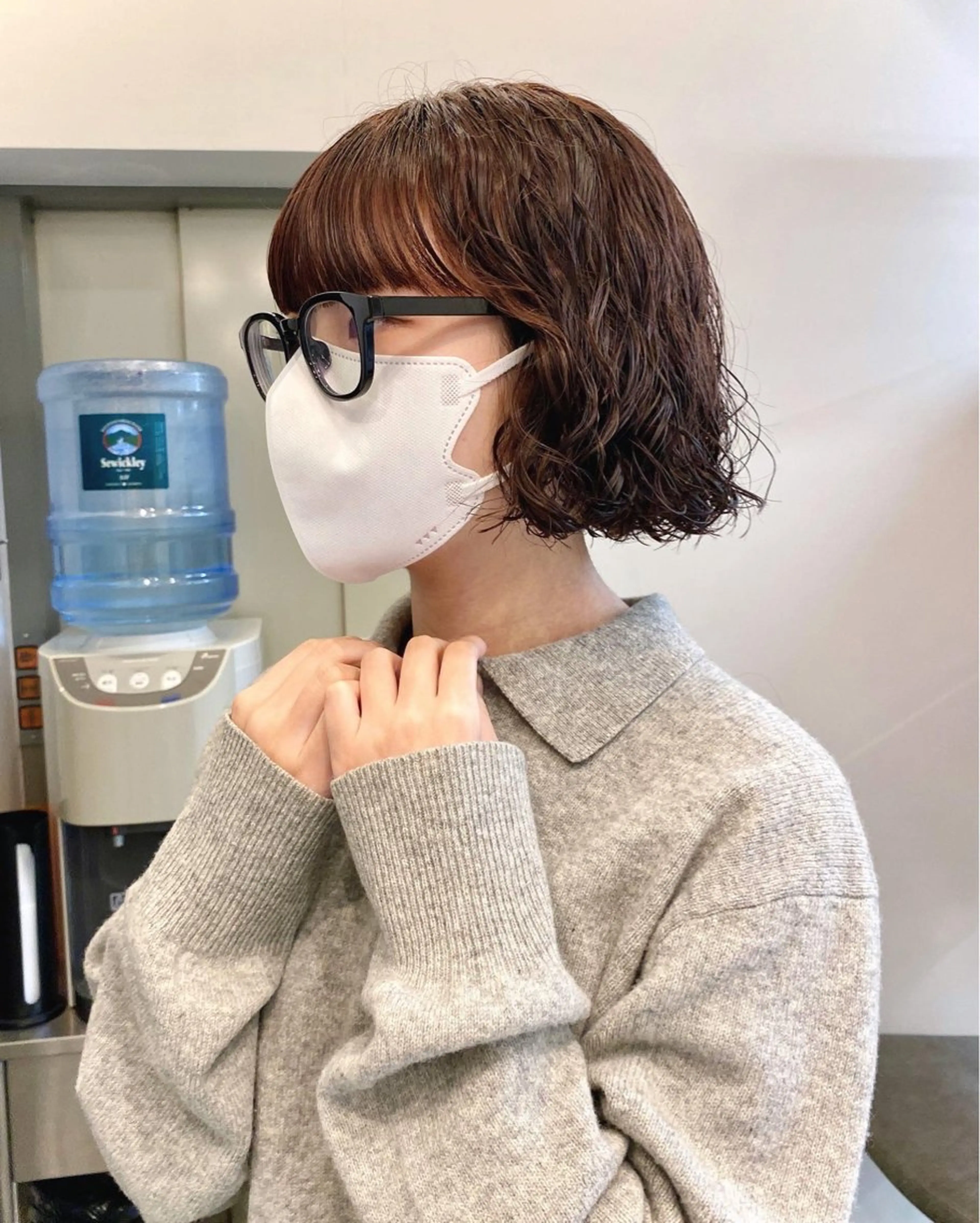 ショート パーマ ボブ カット パーマ ヒカル/ミディアム パーマ/ロングパーマのヘアスタイル