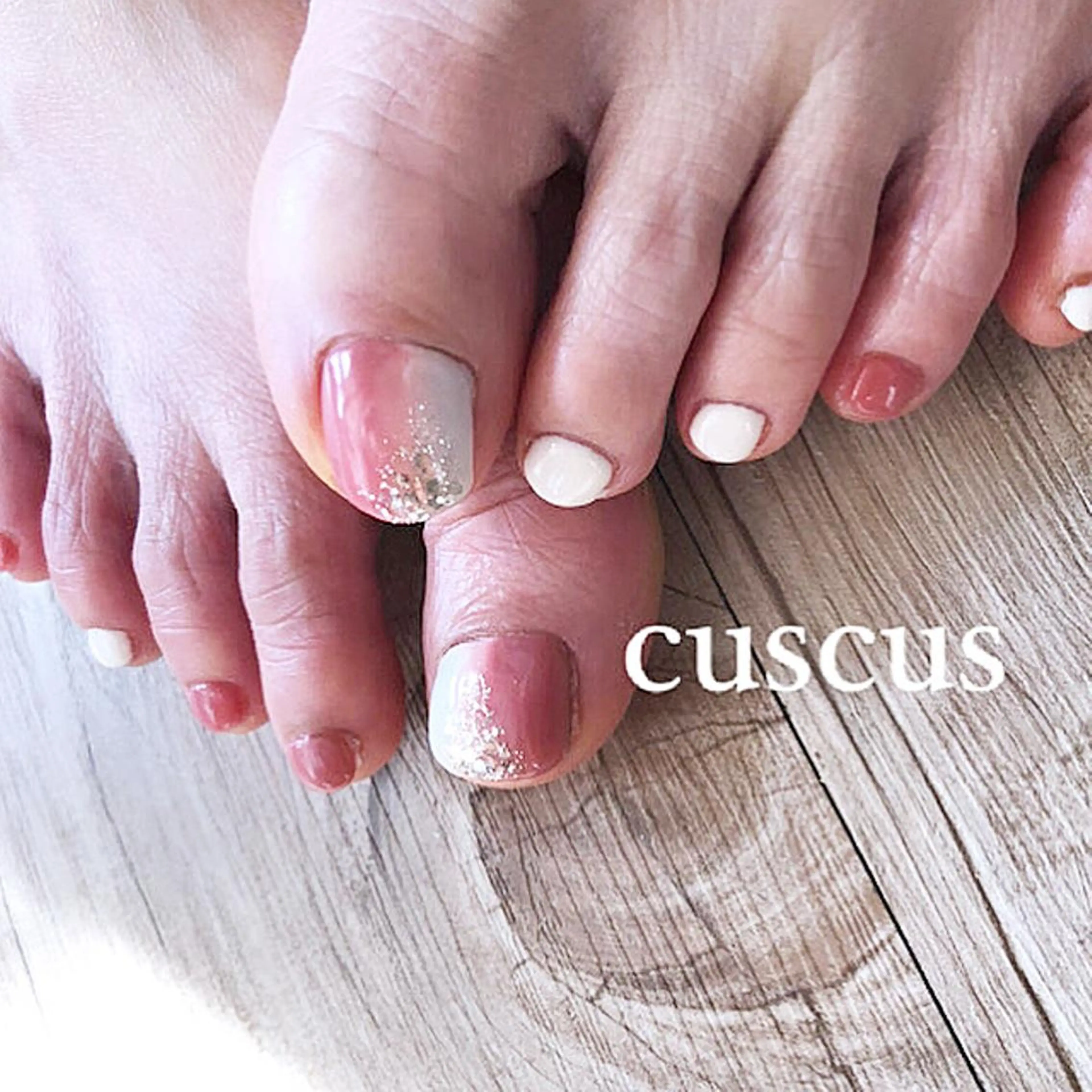 ネイル フットネイル ＣＵＳＣＵＳ …ｔ.akiのネイルデザイン