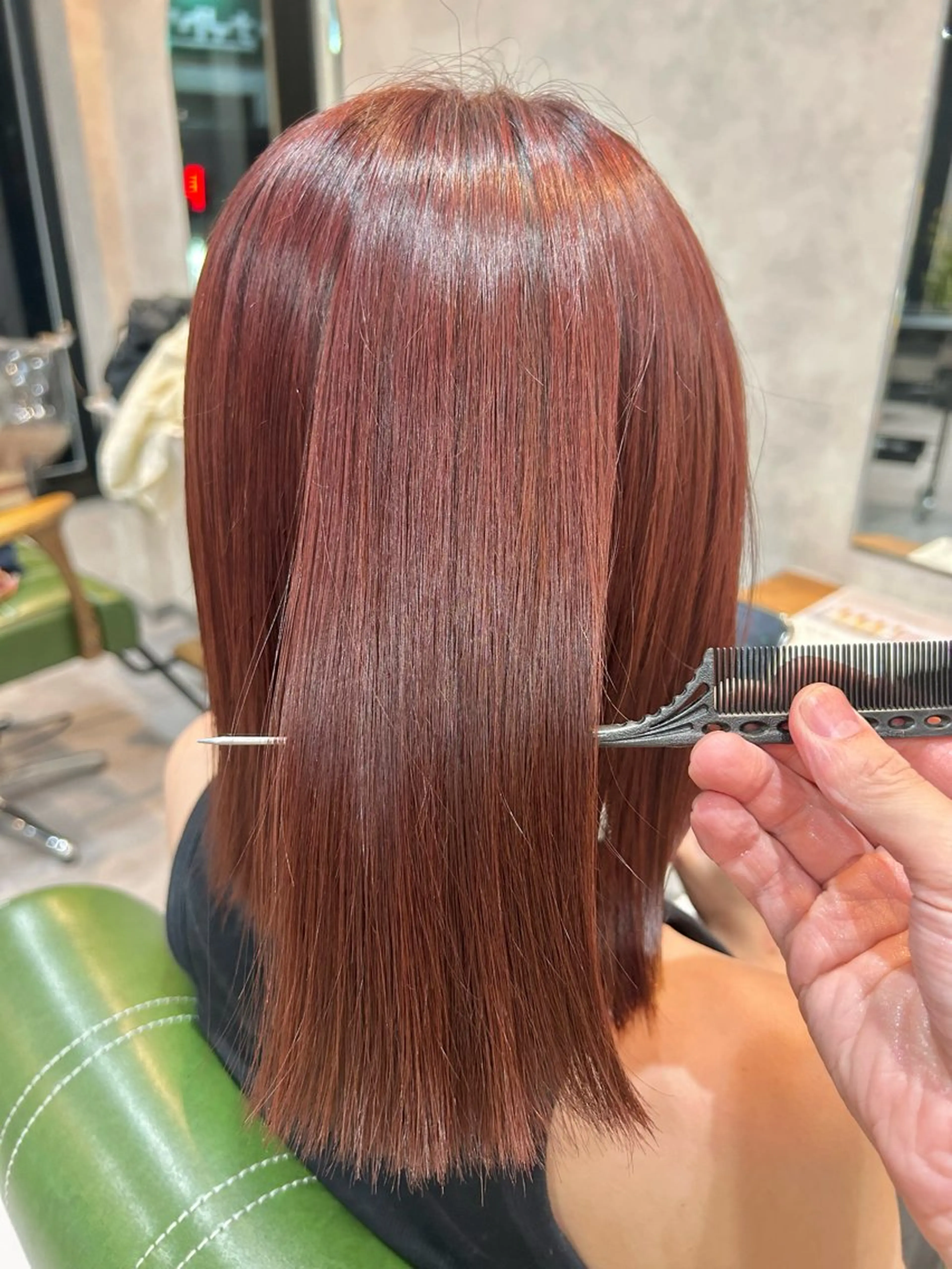 ミディアム カラー 石井 佑樹のヘアスタイル