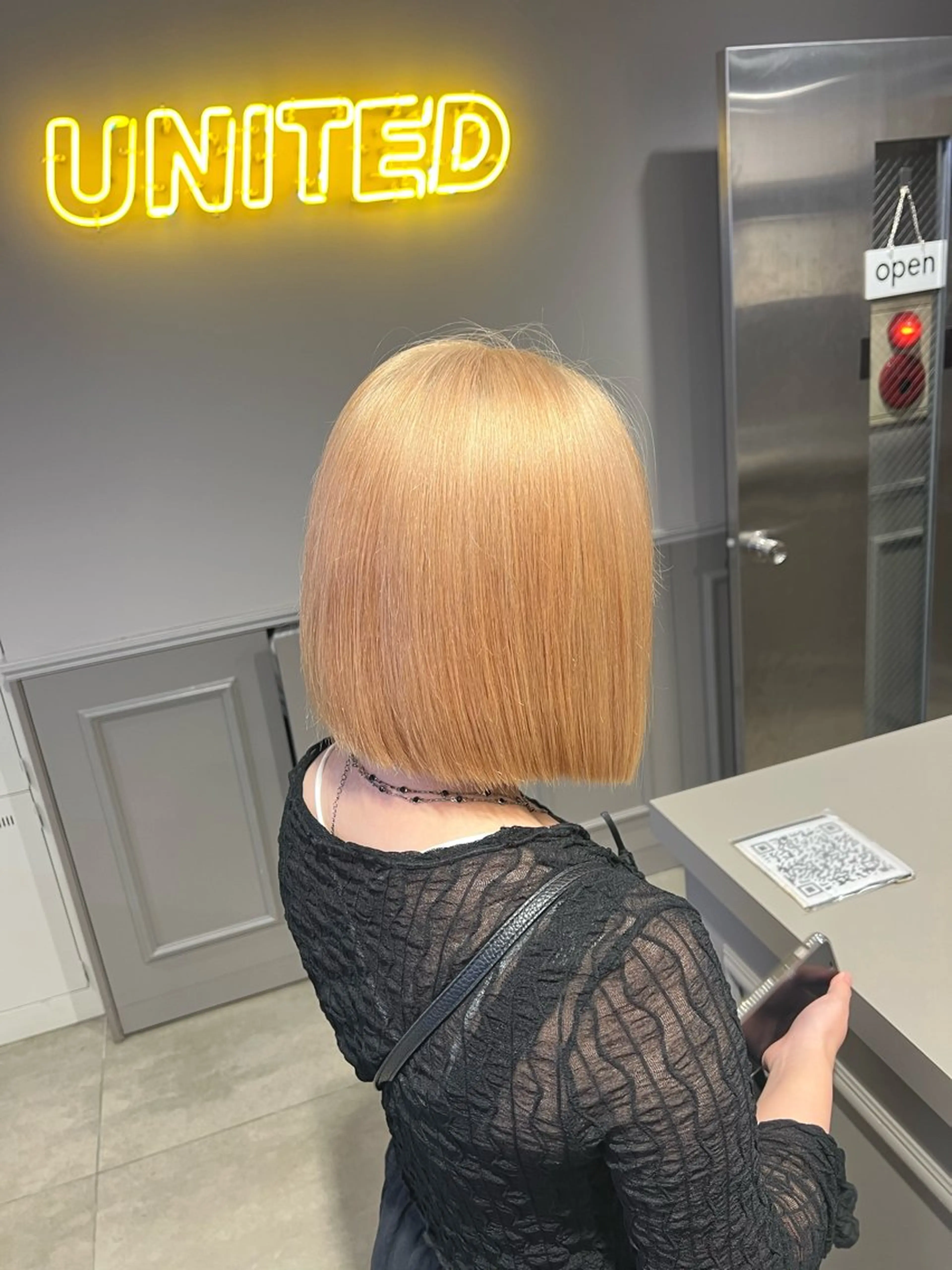 ミディアム カラー カット ヘアカラー 韓国レイヤーカット /REIのヘアスタイル