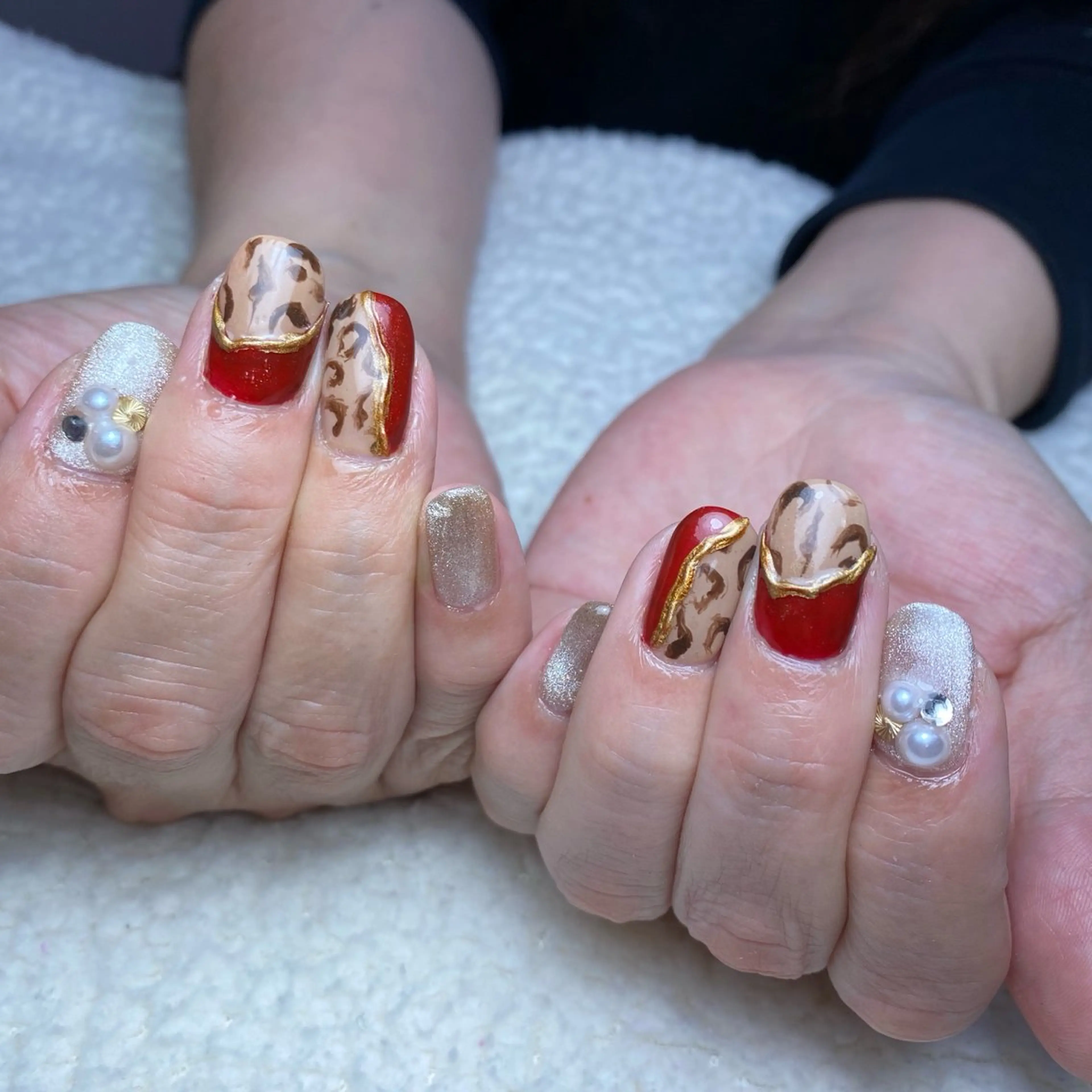 ネイル アニマル柄 マグネットネイル ハンドネイル COCO+所属・COCO +のエステ・リラクイメージ