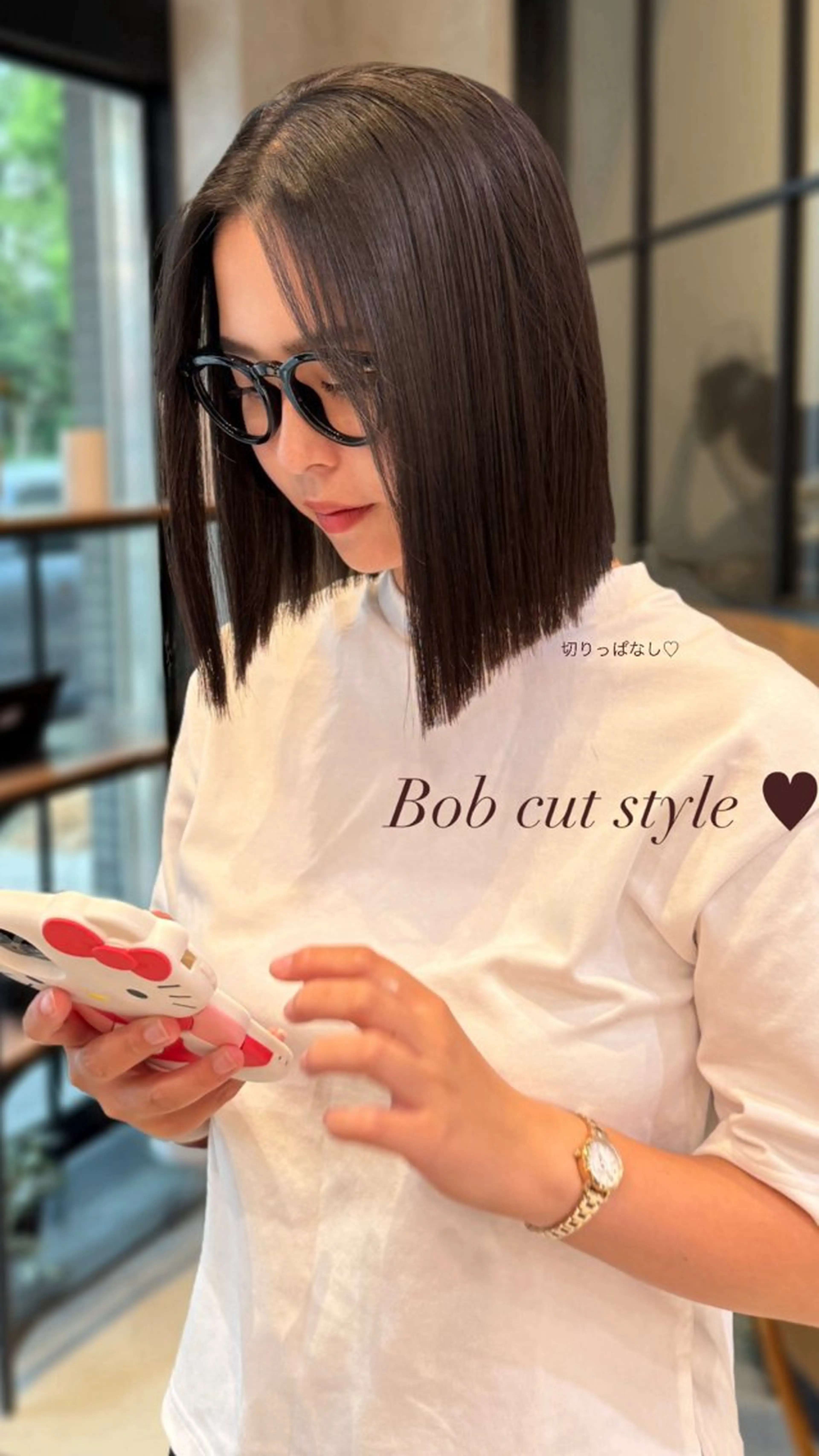 ミディアム カラー カット yuuri🎀/大宮 /韓国ヘア/レイヤーのヘアスタイル