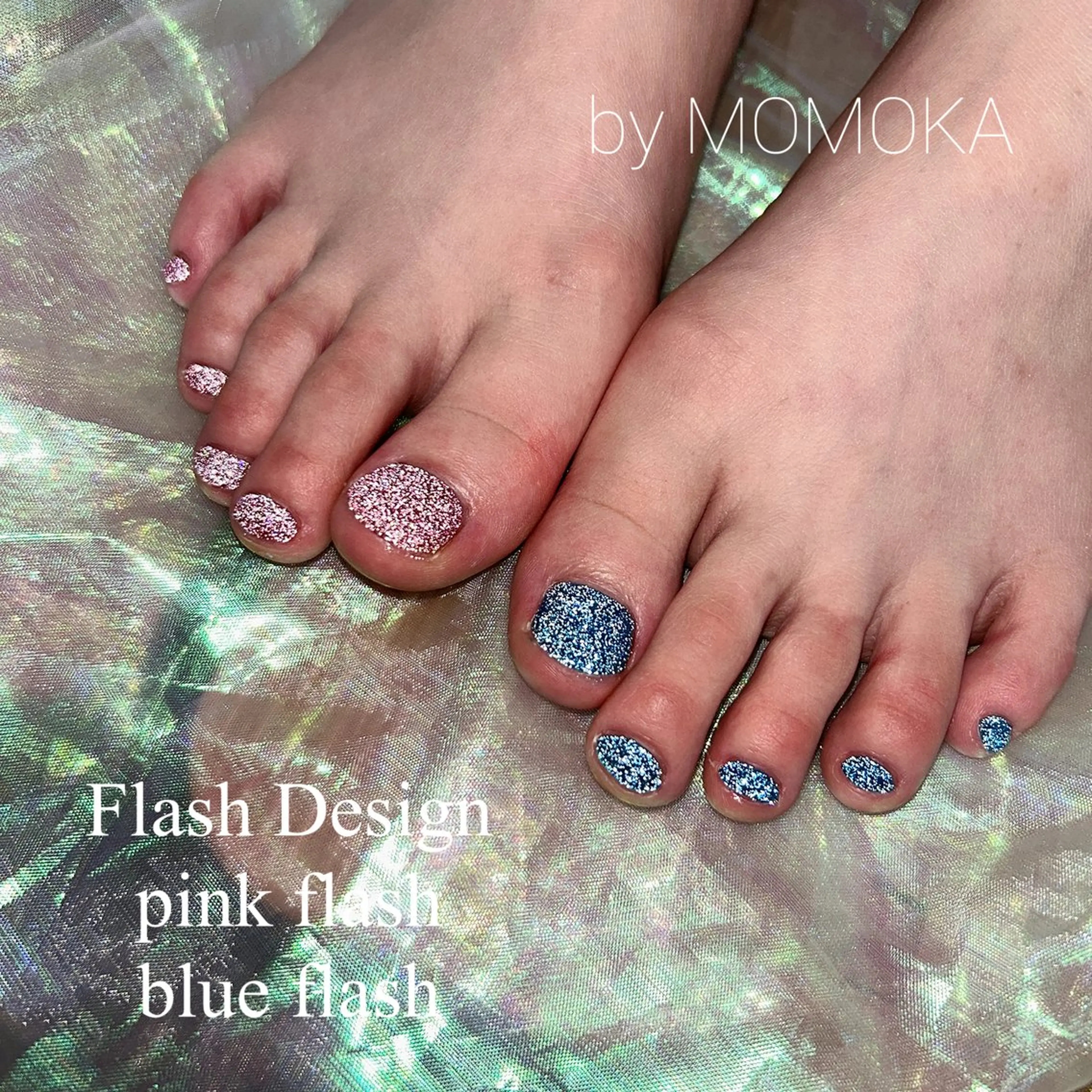 ネイル フラッシュネイル momoka_nails所属・Momo Nailsのネイルデザイン