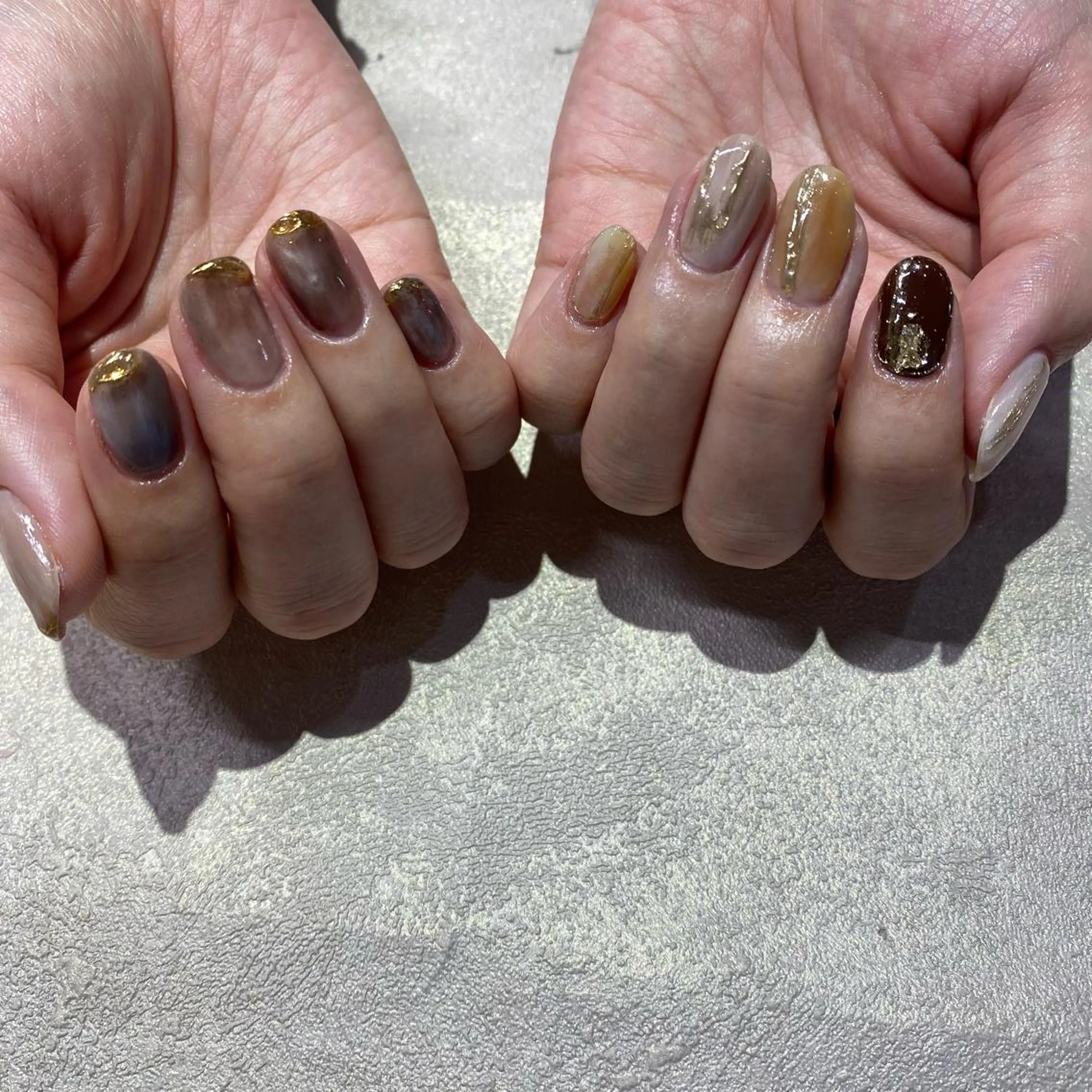 ネイル Amber21.所属・Nagahama Akariのネイルデザイン