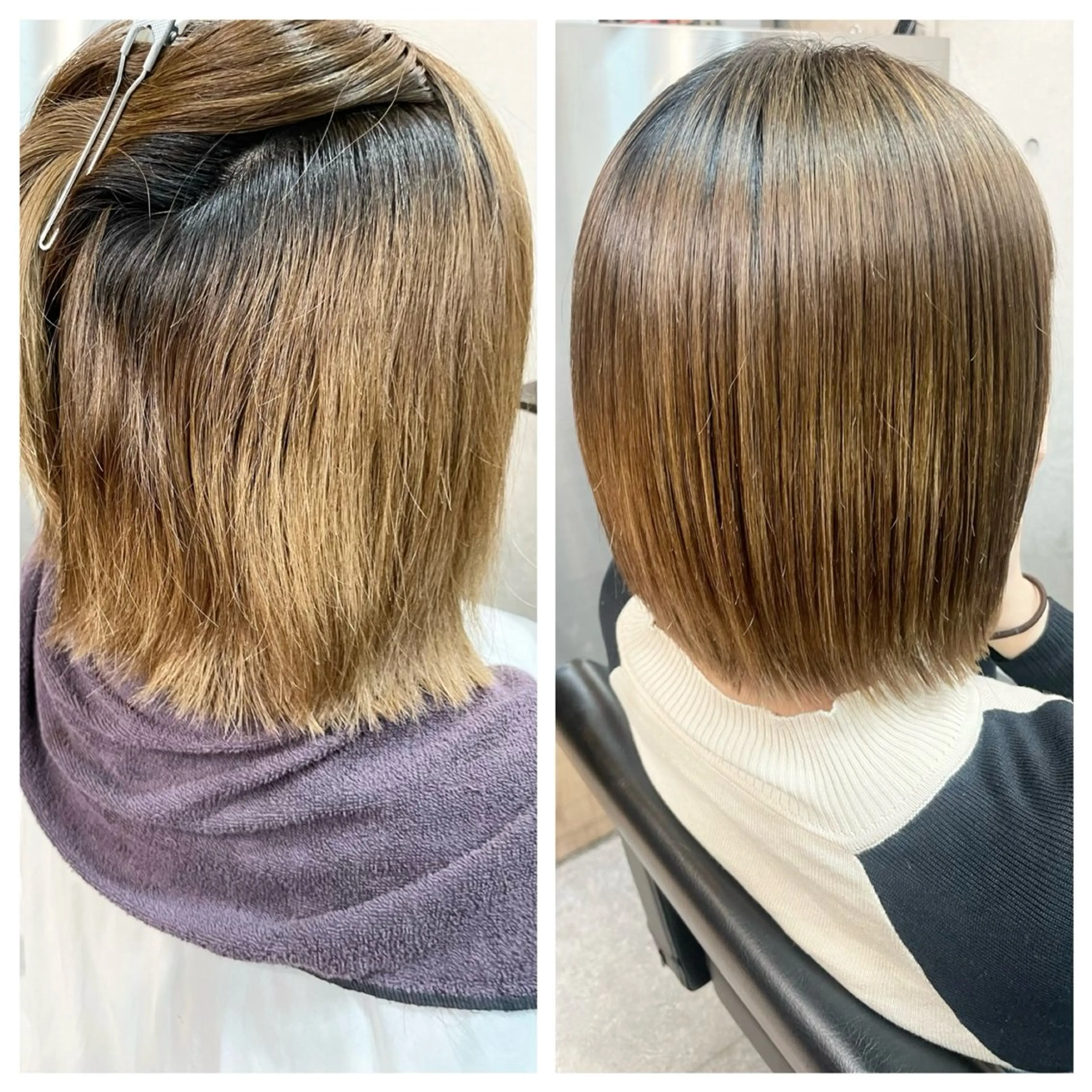 ショート 髪質改善 酸性ストレート カット 縮毛矯正 トリートメント ショートボブ縮毛矯正 髪質改善のプロ山道潤のヘアスタイル