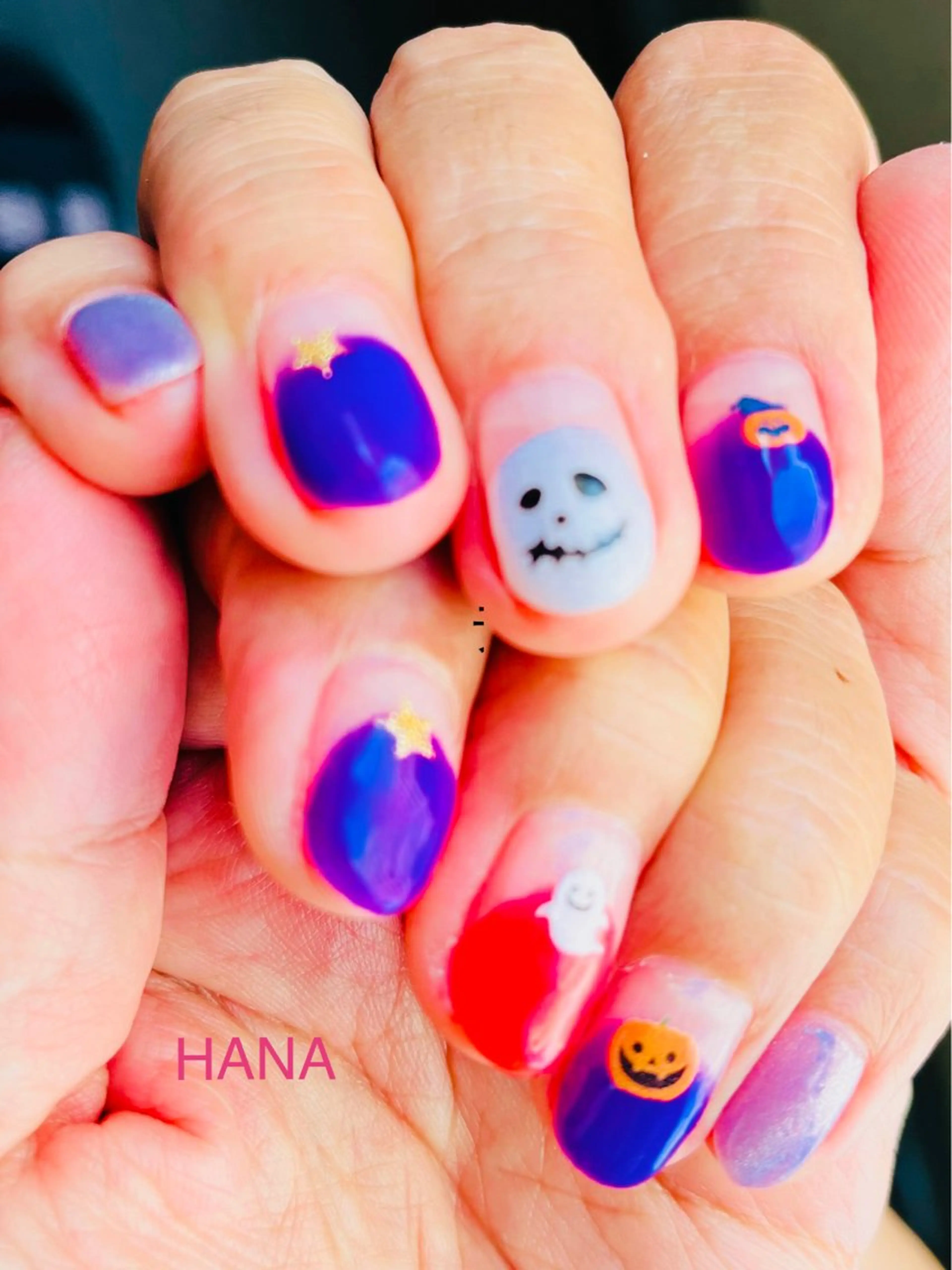 ネイル ハロウィン ネイルサロン HANAのネイルデザイン