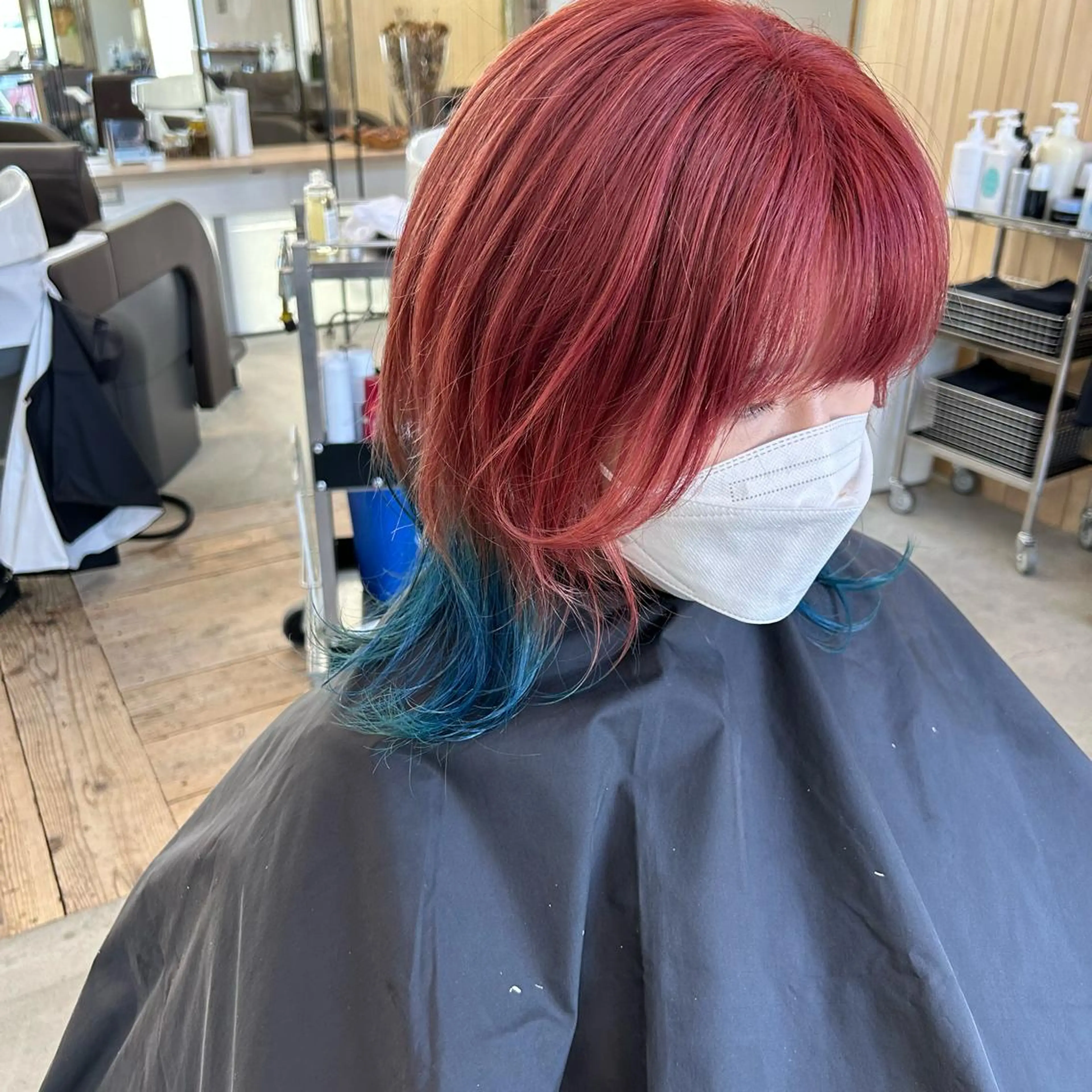 ミディアム カット ヘアカラー kachina所属・綿貫 美雪のヘアスタイル