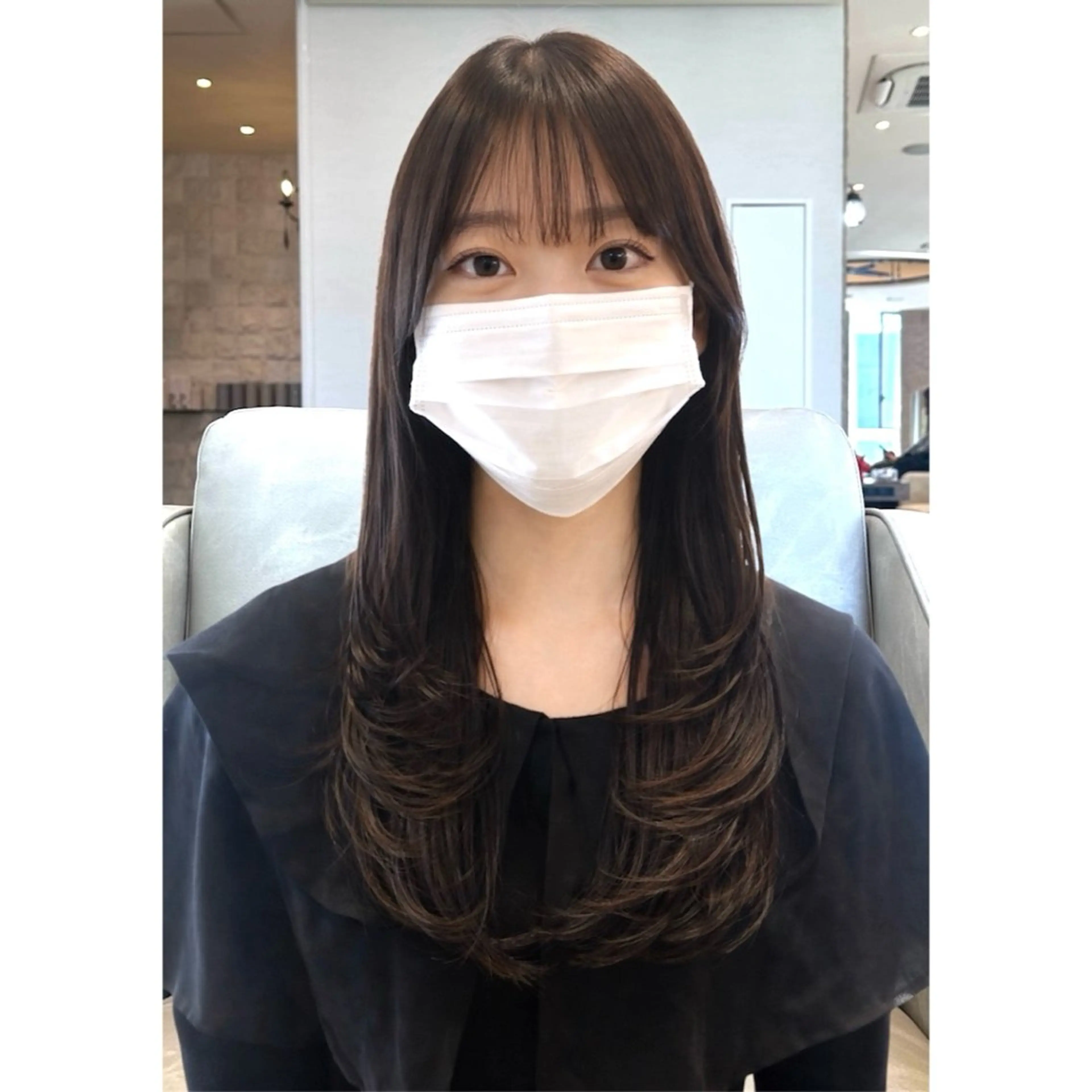 ロング カラー トリートメント カット ヘアカラー トリートメント ACRO梅田【アクロ】所属・美髪矯正・レイヤー 倉友哉のヘアスタイル