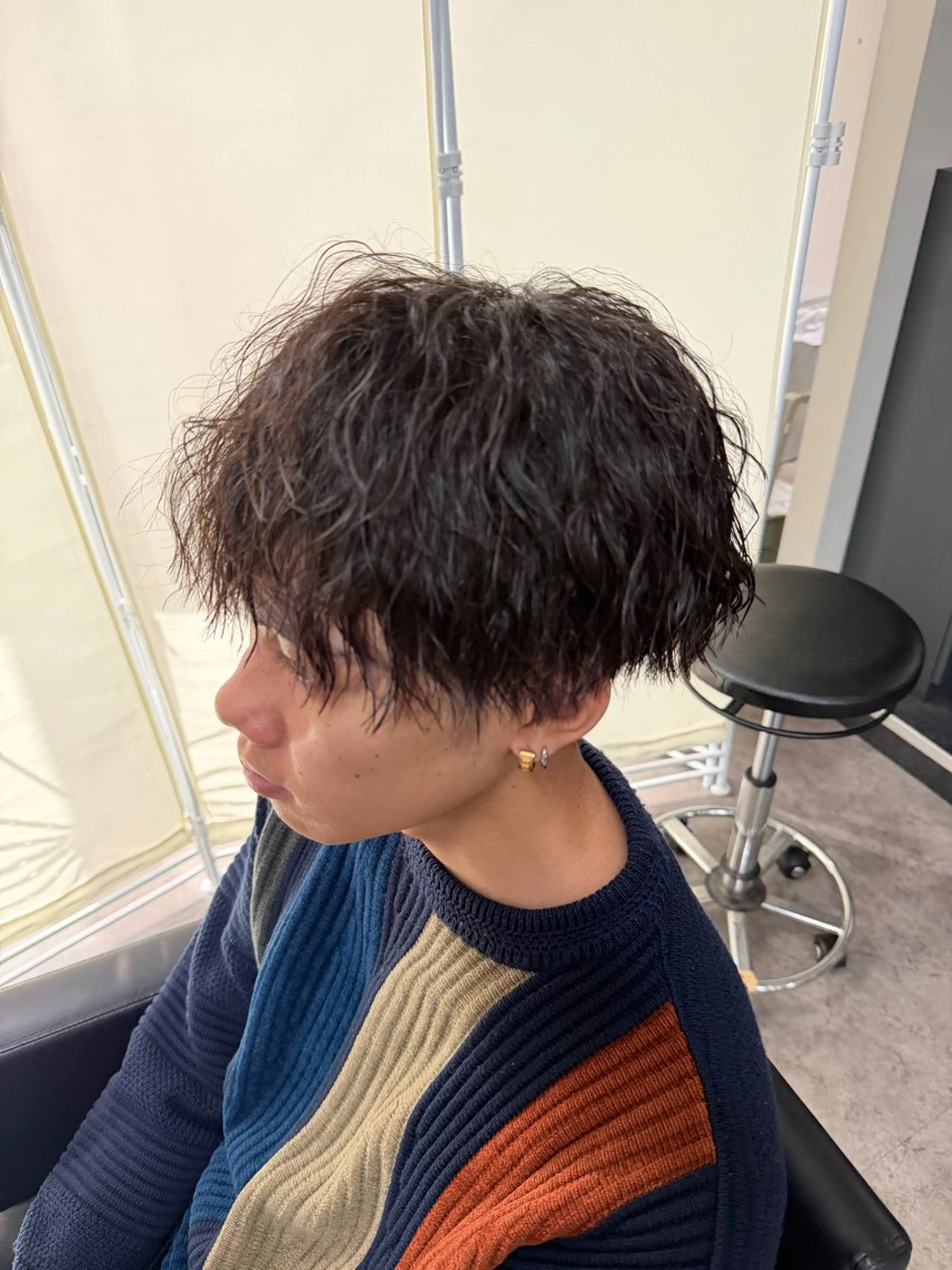 パーマ カット パーマ トリートメント シャドウパーマ/立川 メンズ/コタロウのヘアスタイル