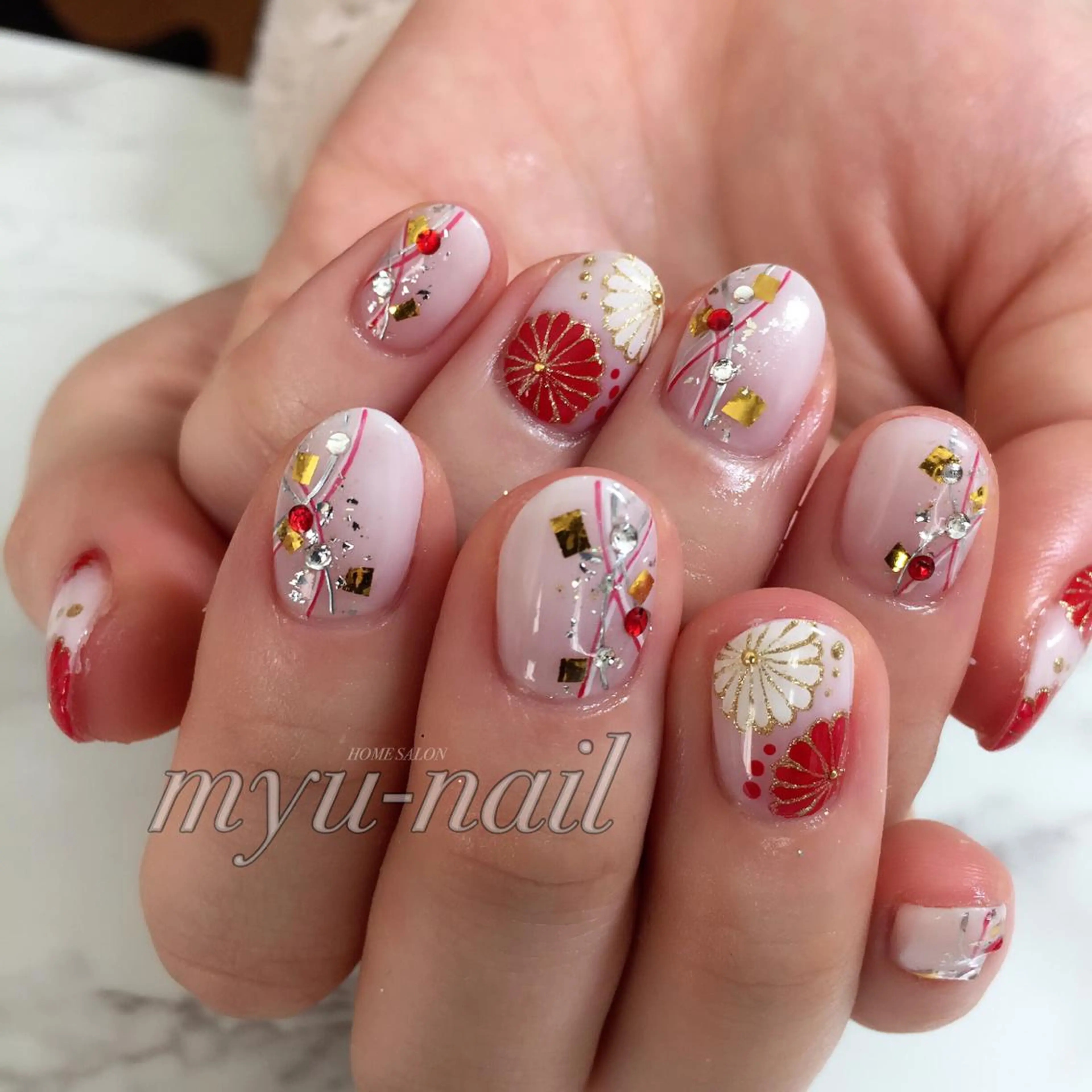 ネイル ホームサロン myu-nailのネイルデザイン
