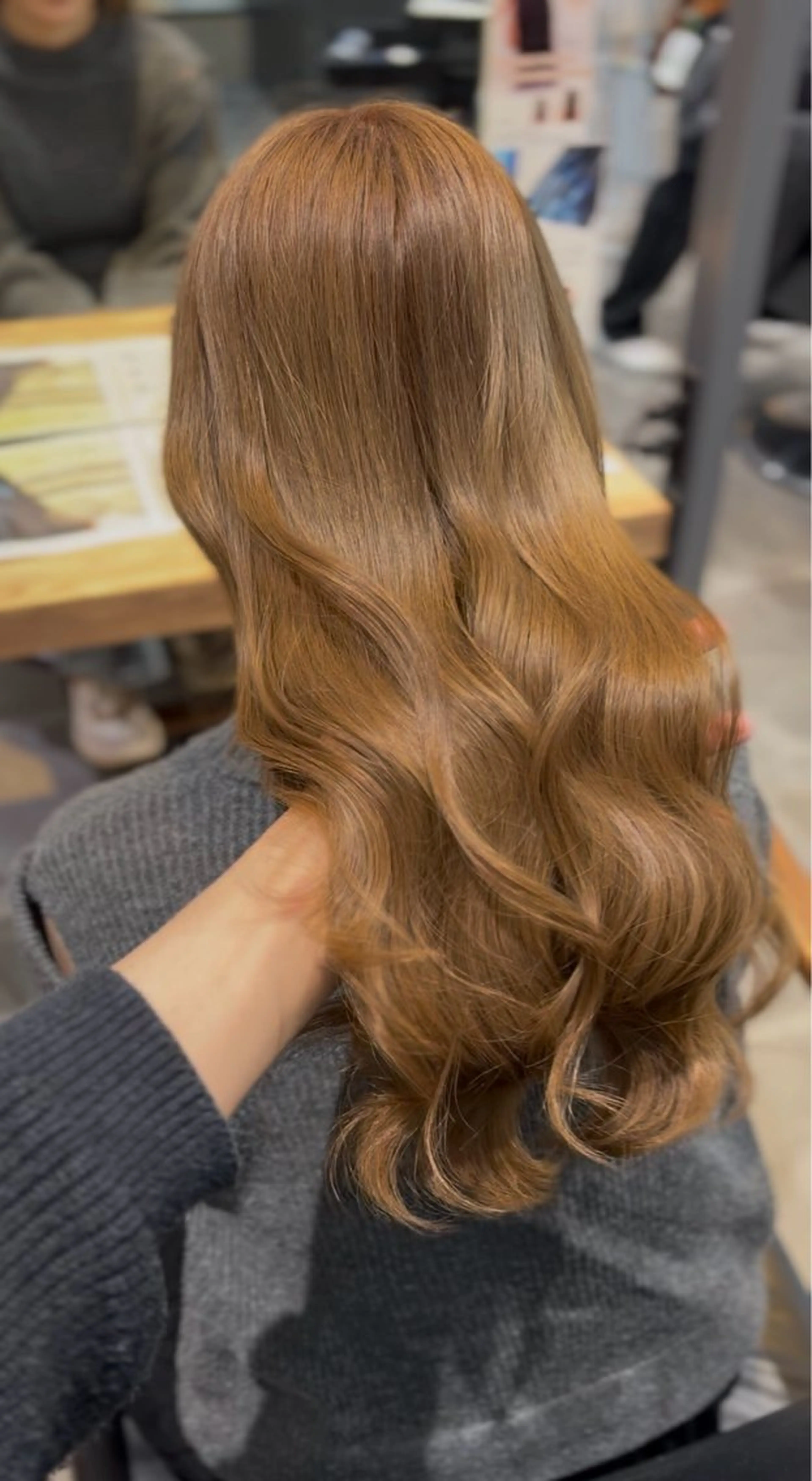 ロング カット ヘアカラー トリートメント 艶カラー /顔周り◎ 小川泰輝🫧のヘアスタイル