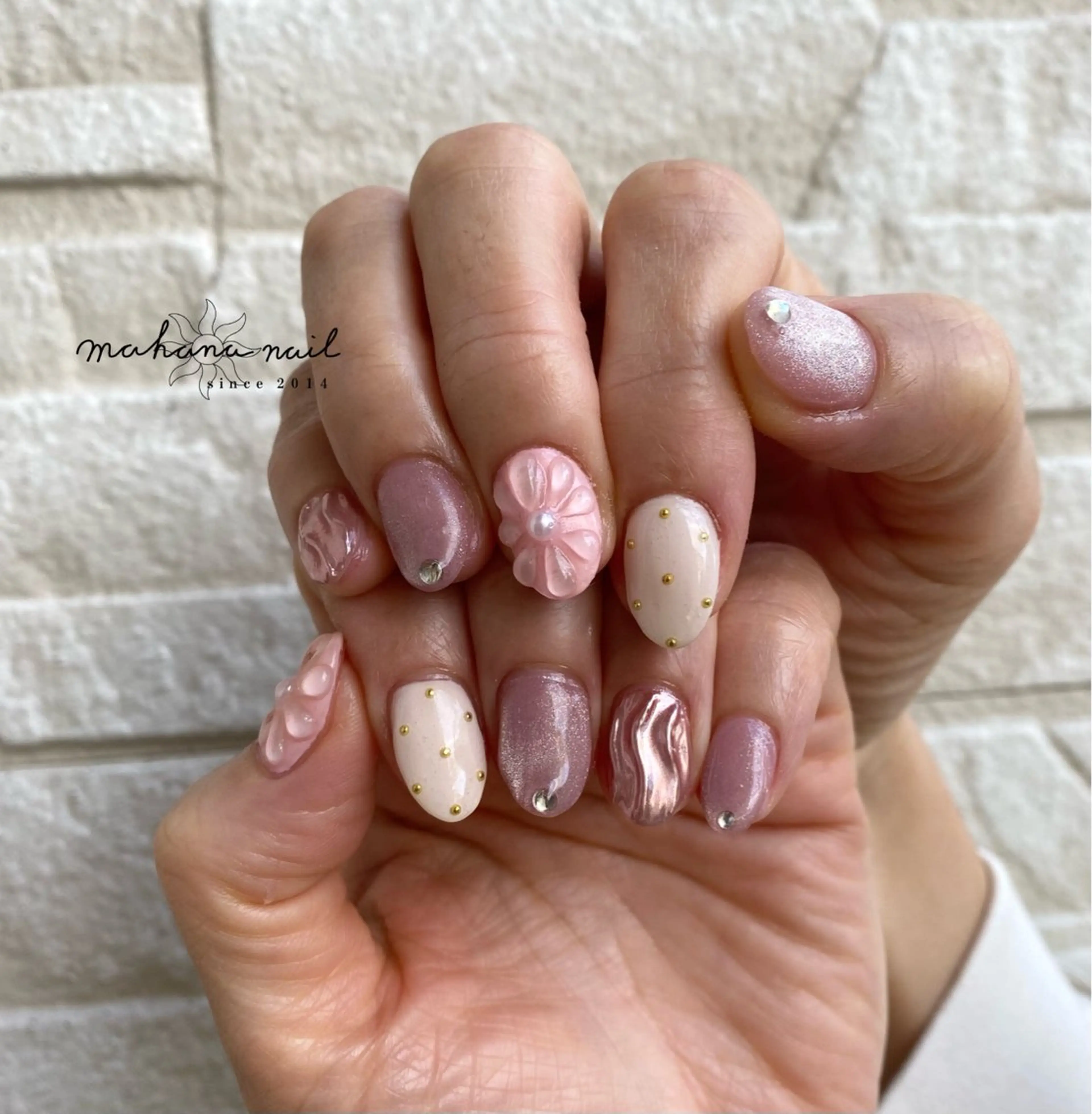 ネイル アートネイル ハンドネイル mahana nailのネイルデザイン