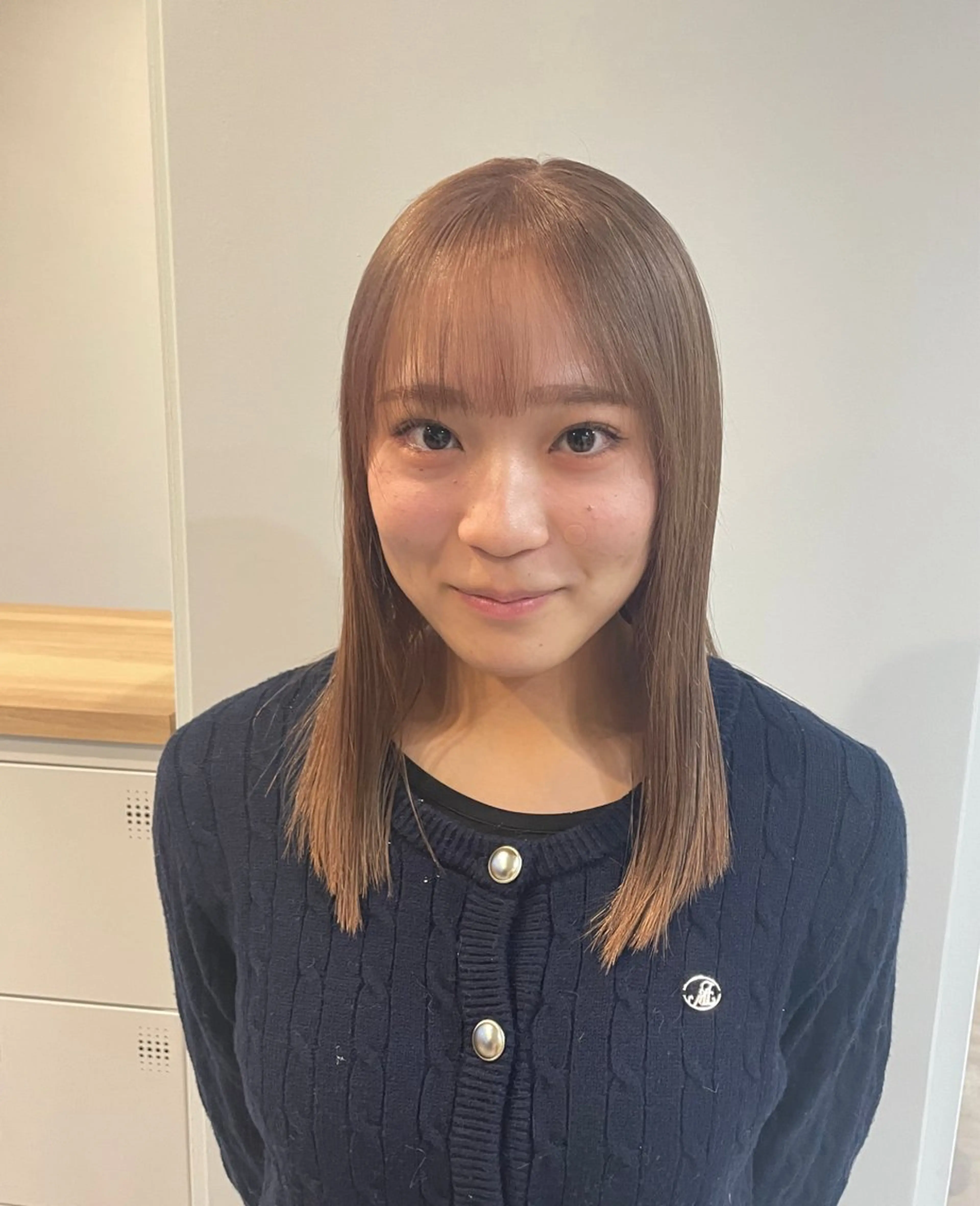 ミディアム カット ヘアカラー 山浦司颯‪/ カラー/レイヤーのヘアスタイル