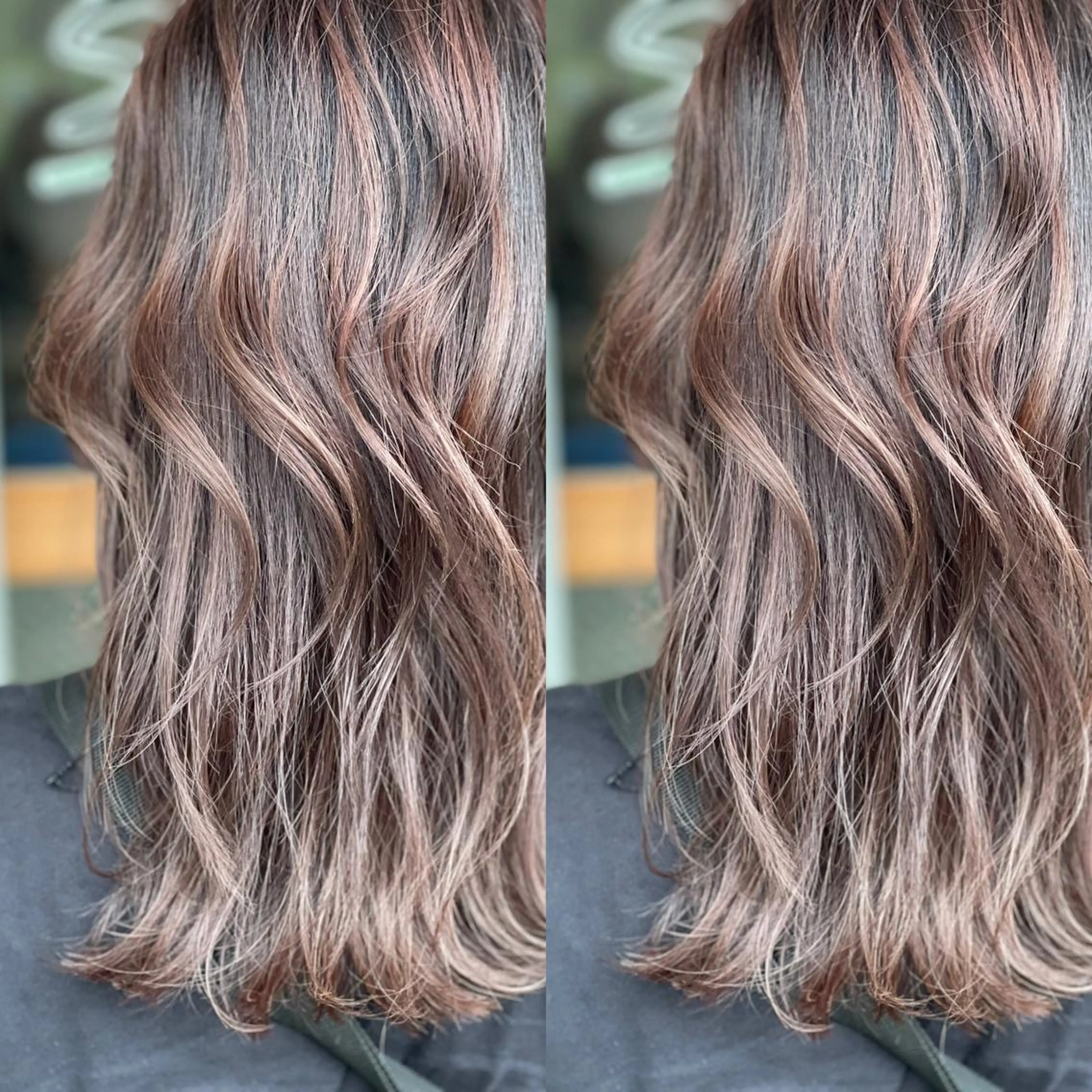 ロング カラー ヘアカラー トリートメント Snaly カラー特化ページのヘアスタイル