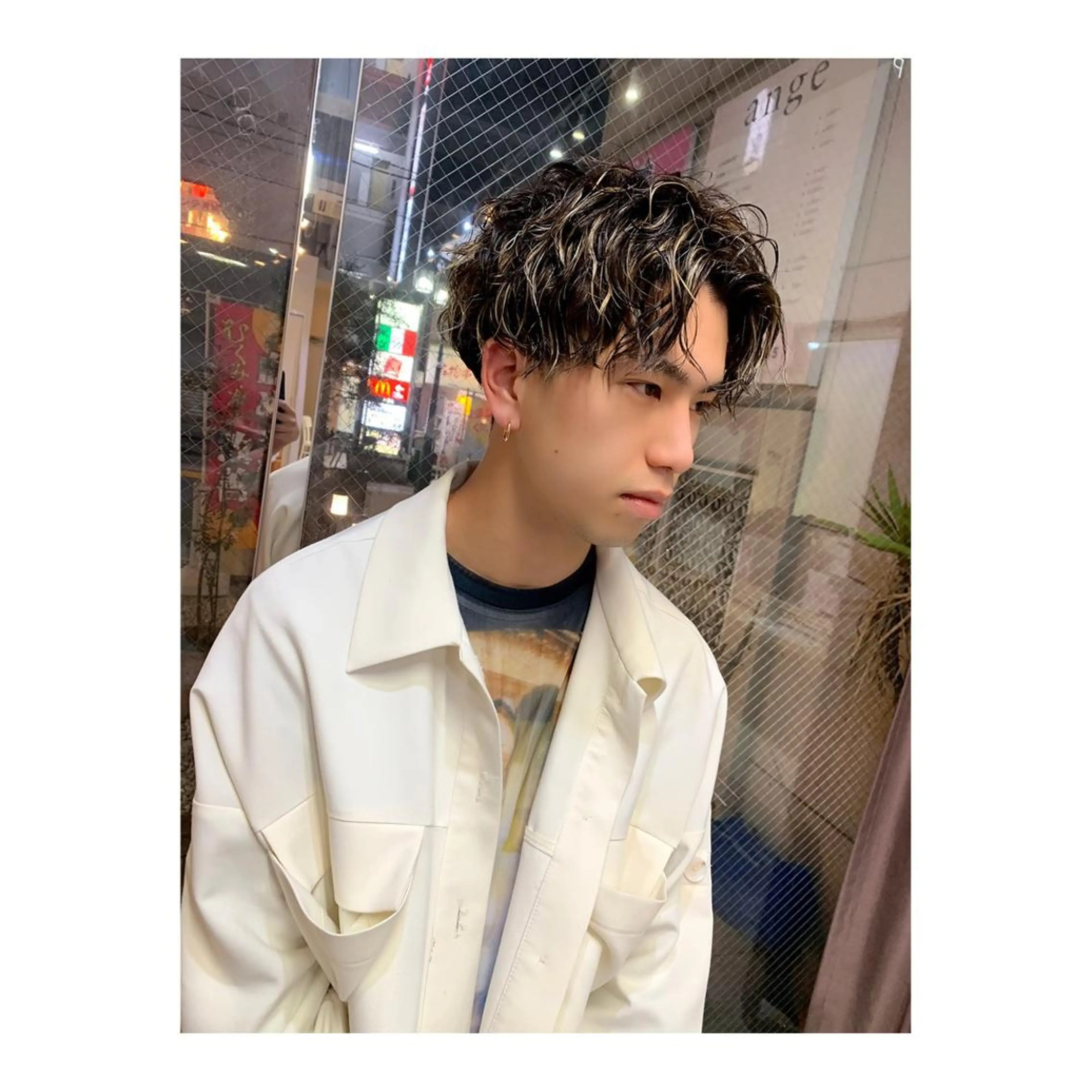 ショート パーマ メンズ ange☞ soutaのヘアスタイル