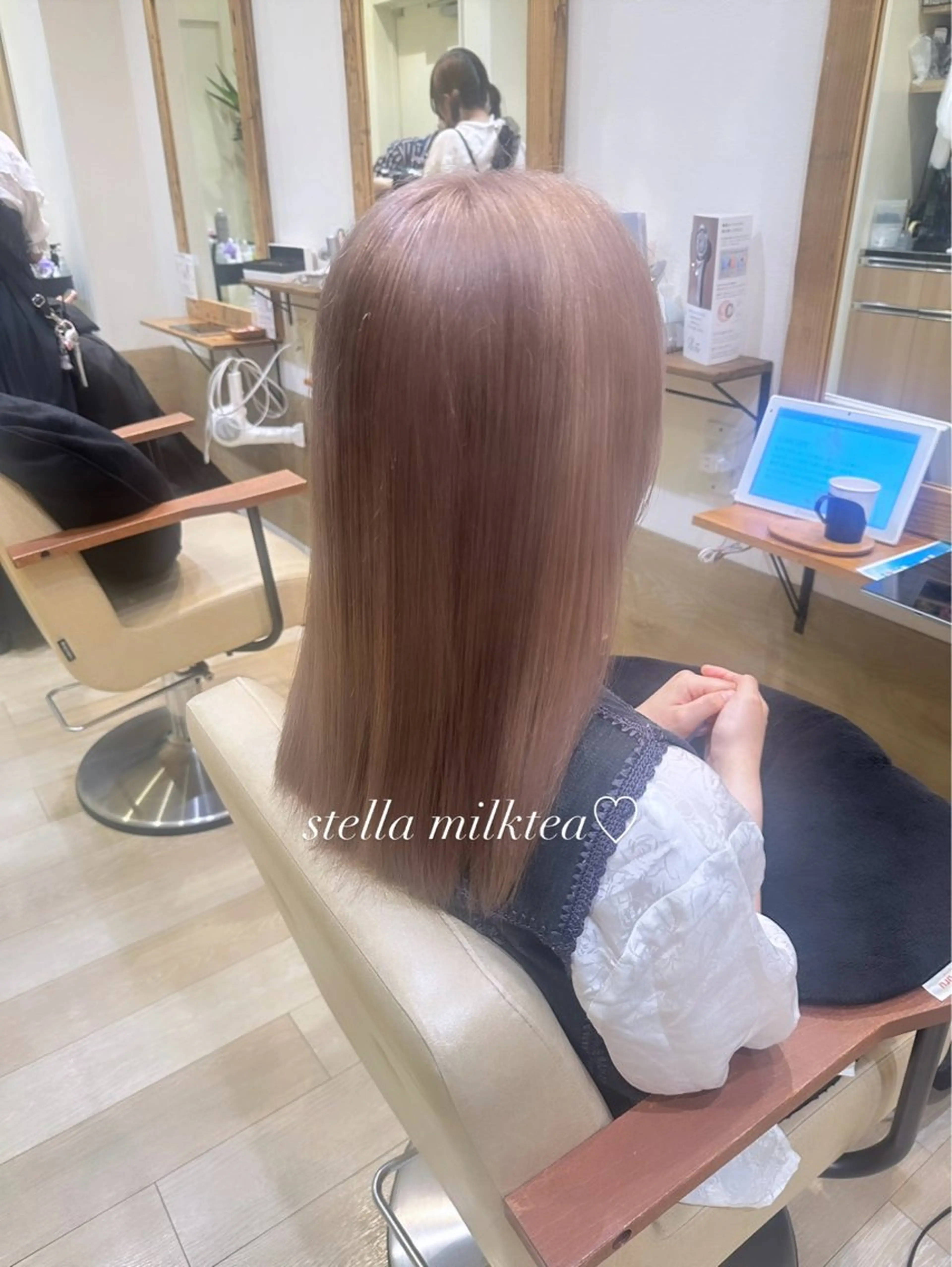 ロング カラー ブリーチなしカラー RURI🩵のヘアスタイル