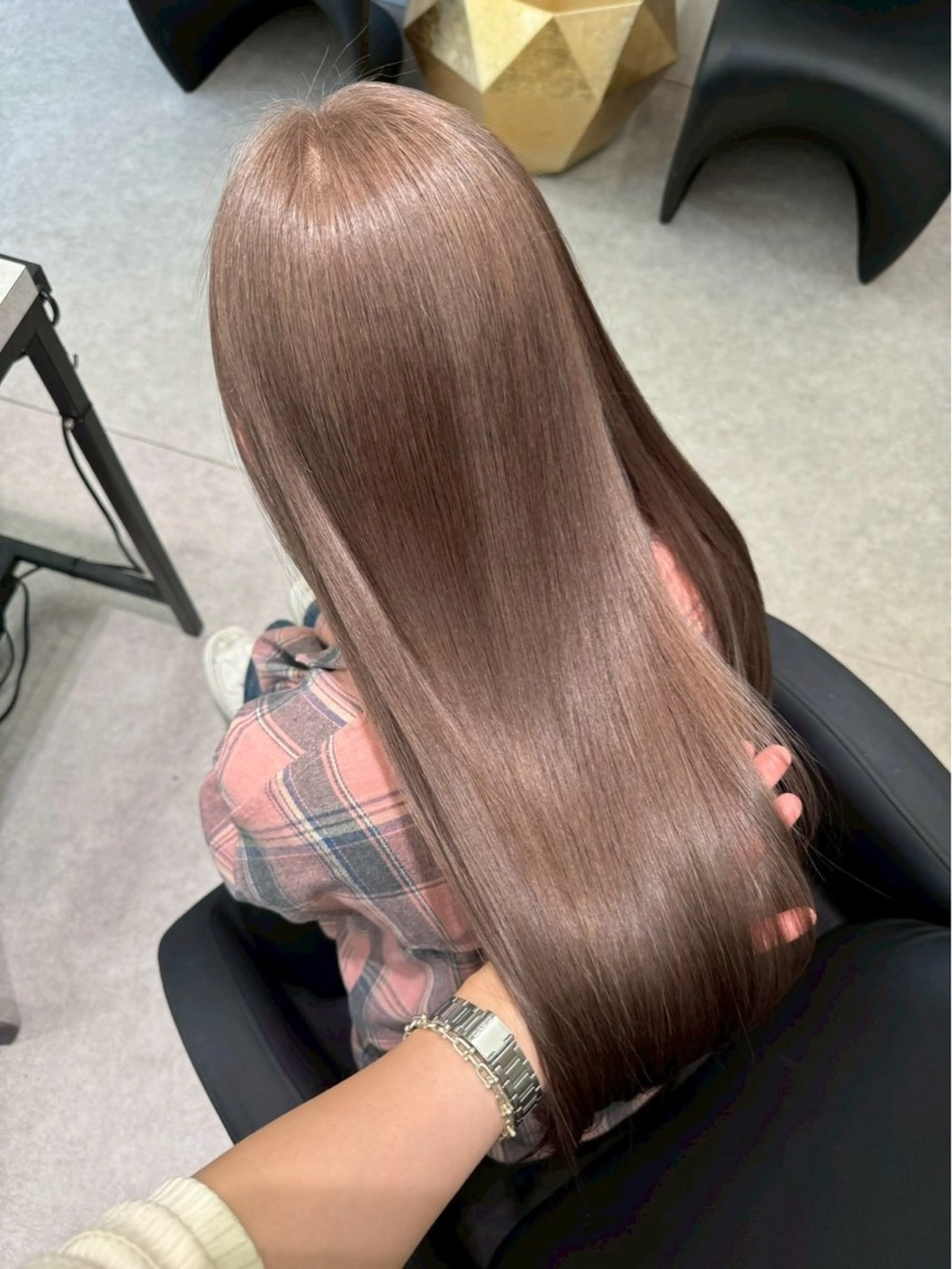 カラー ヘアカラー ミルクティー/渋谷 shunta🌟🌟のヘアスタイル