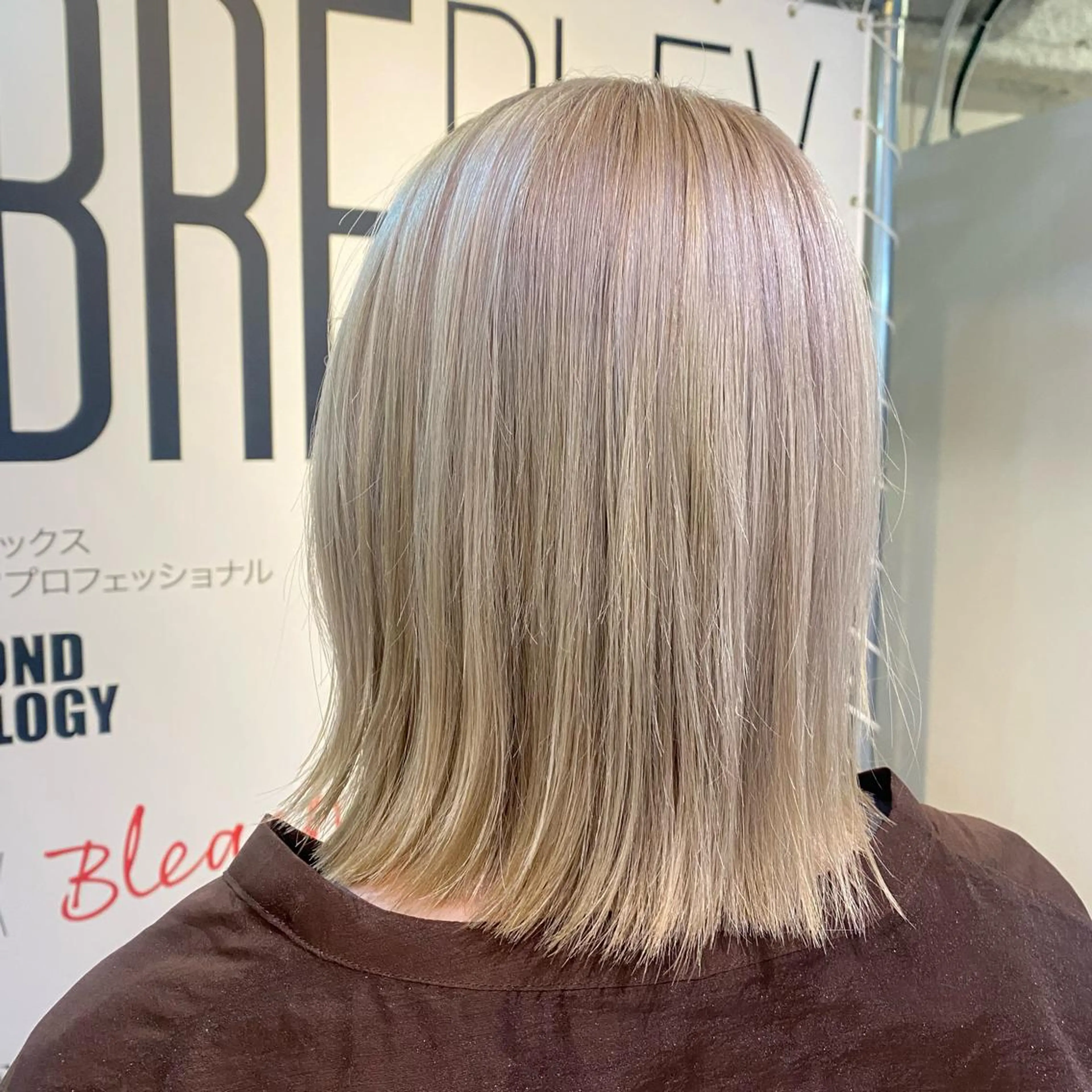 ミディアム ヘアカラー 山本 夏未のヘアスタイル