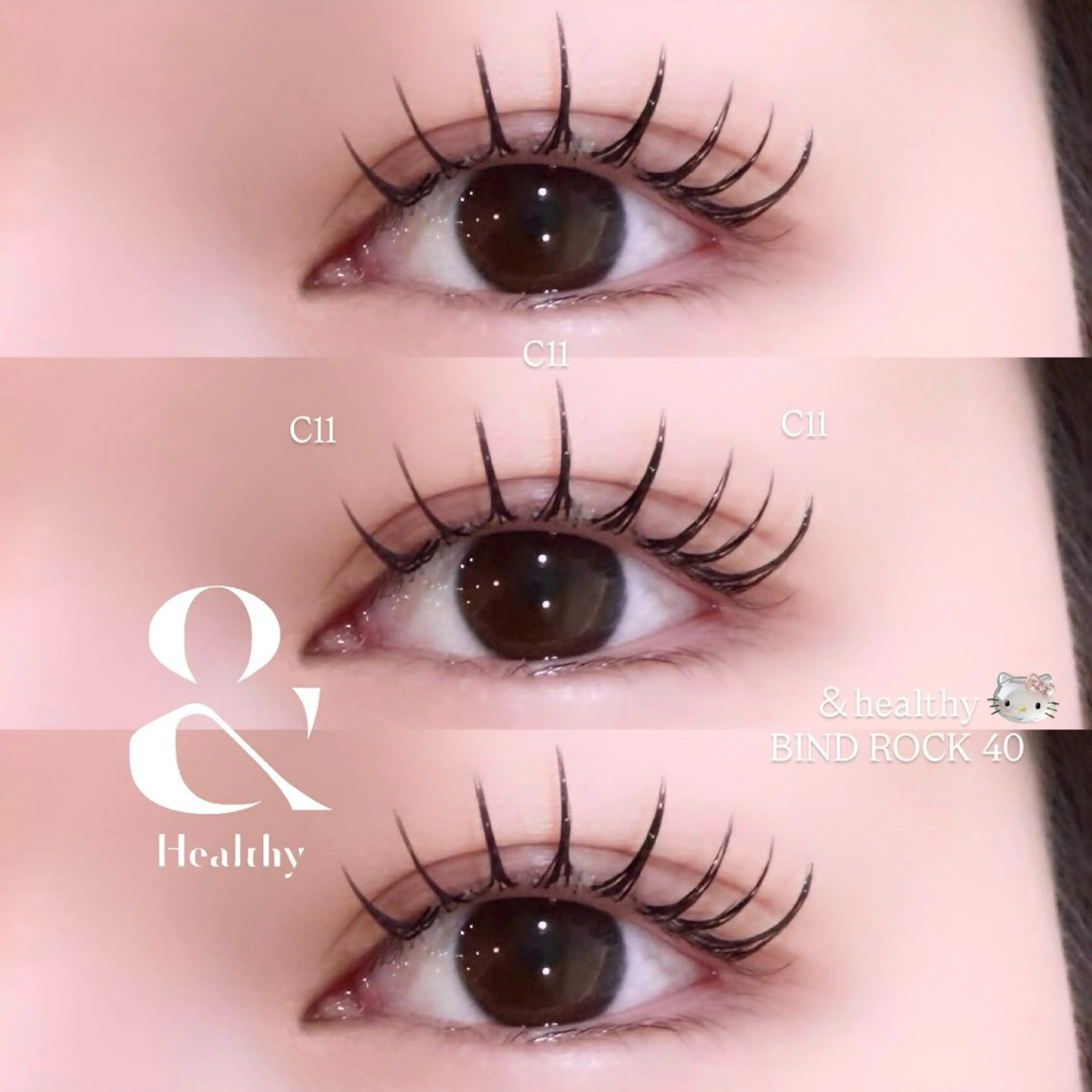 マツエク・マツパ バインドロック マツエク 千島 里歩のマツエク・マツパデザイン