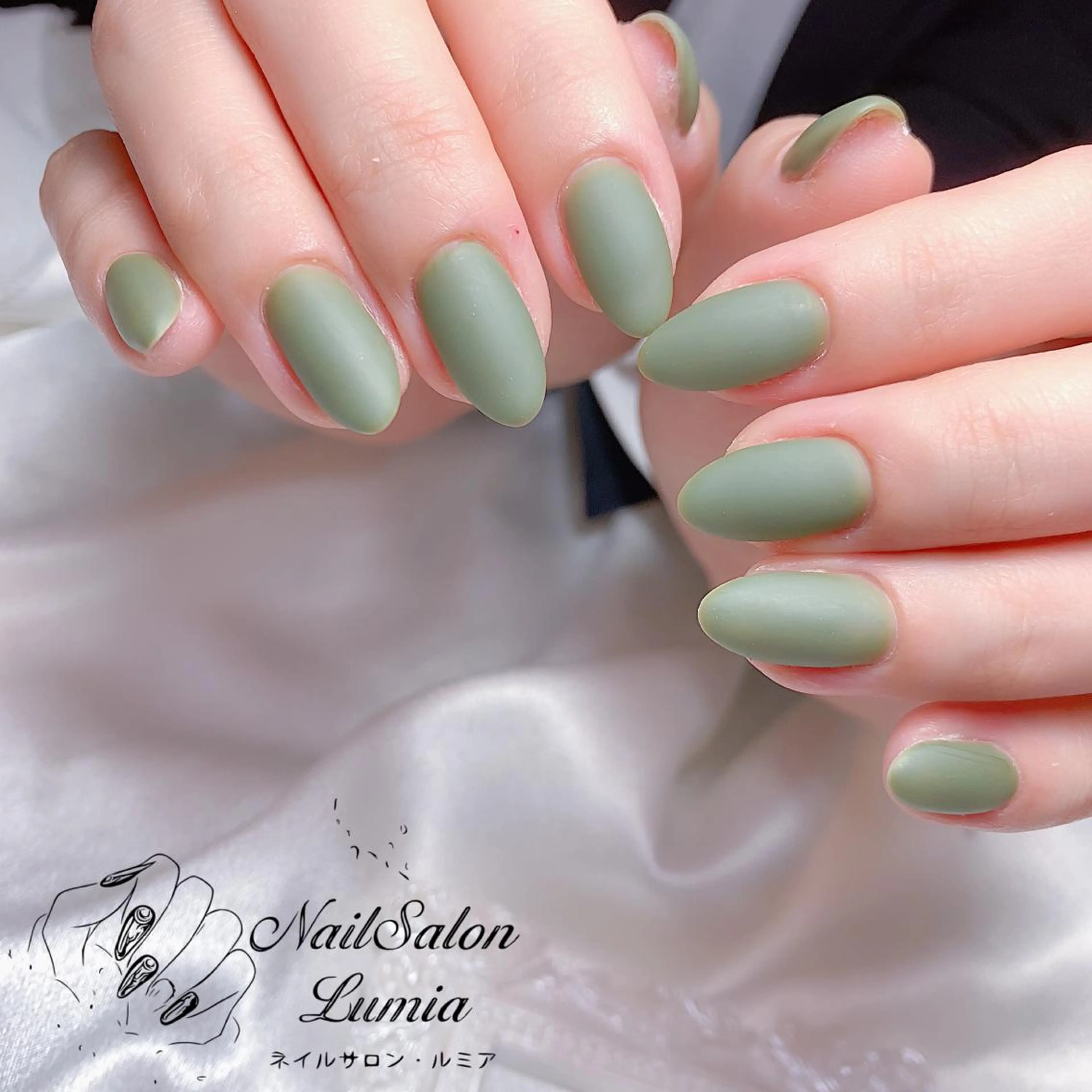 ネイル マットネイル ハンドネイル ネイルサロン ルミア Lumia 店長のネイルデザイン