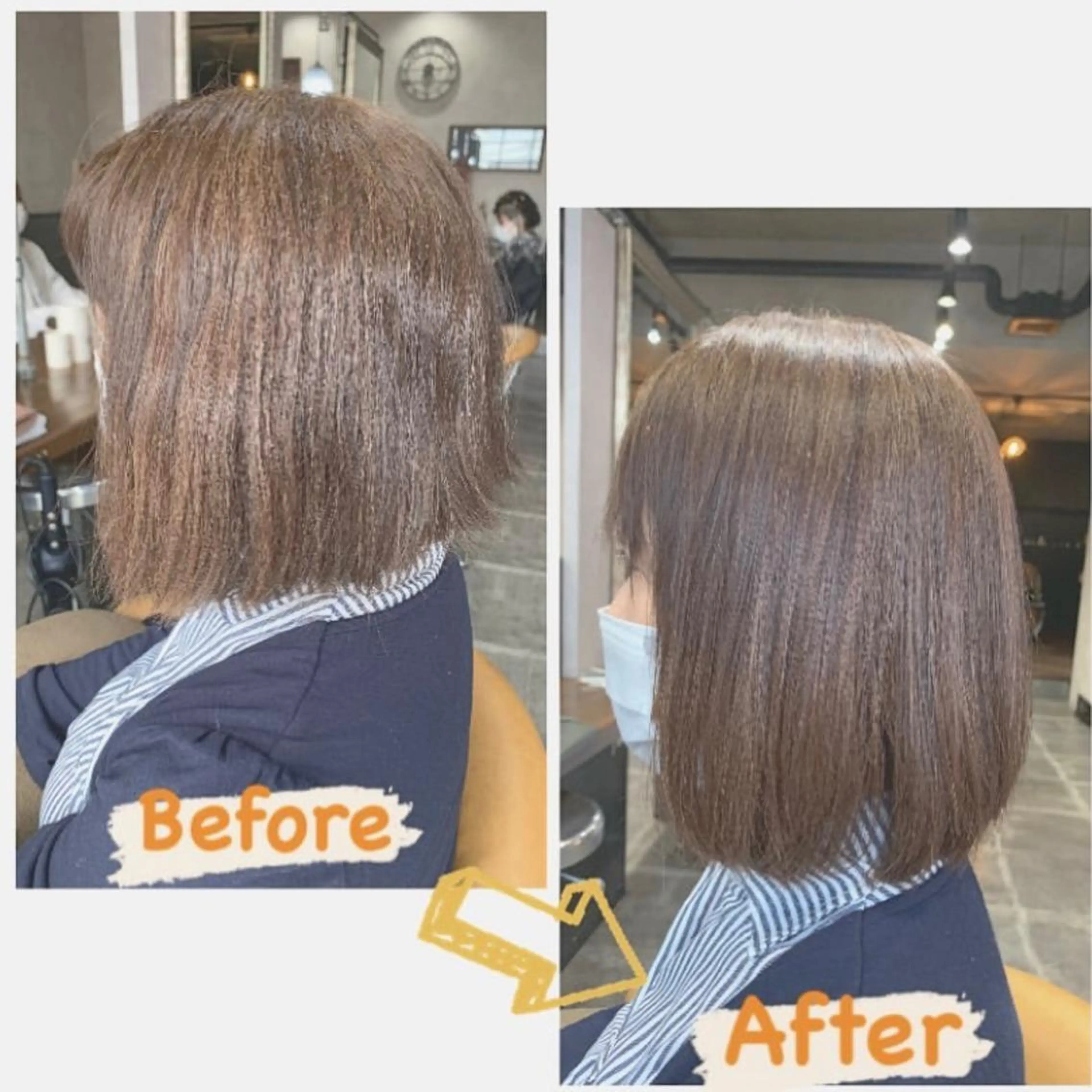 ミディアム enx天王町店 伊藤　愛央のヘアスタイル