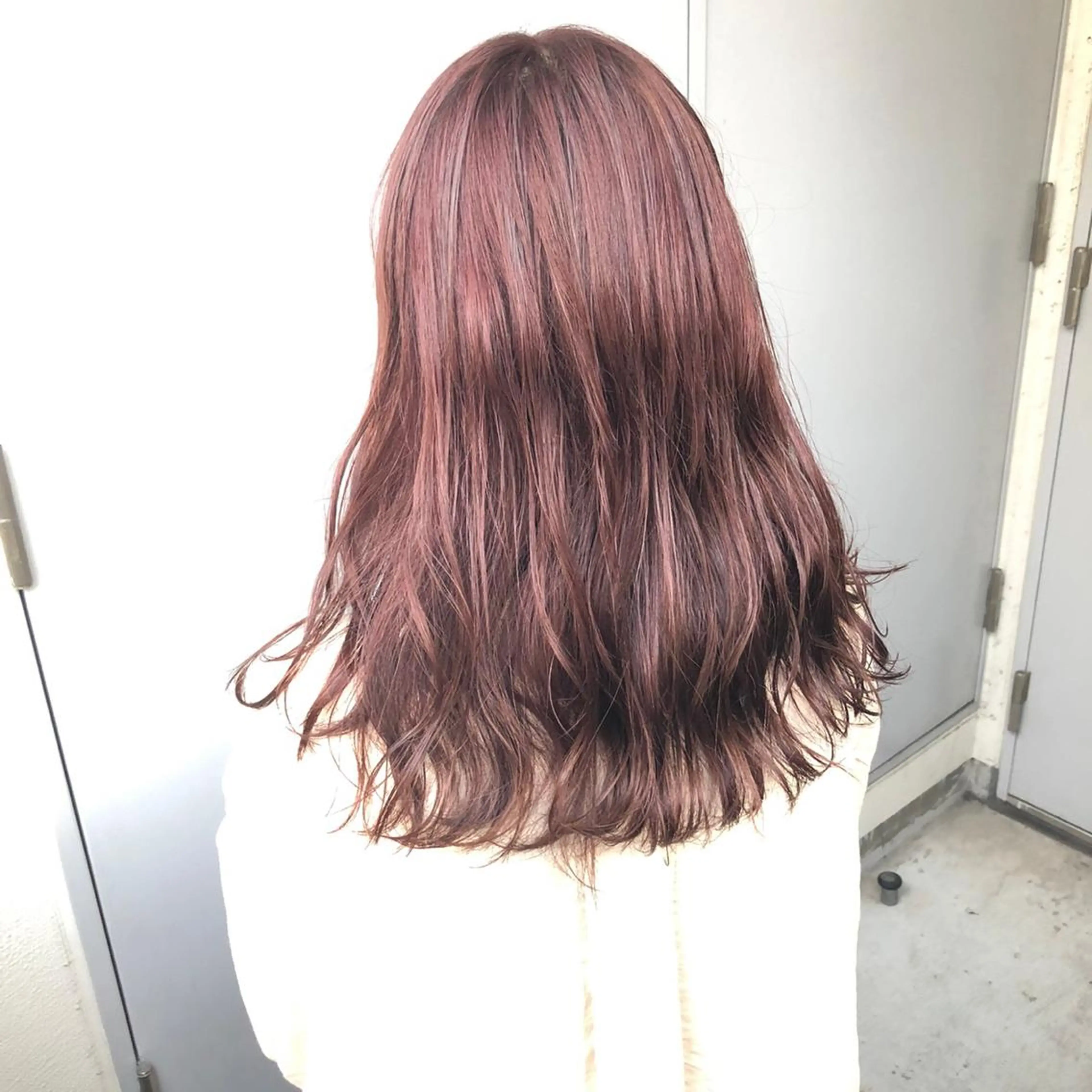 ロング カラー カシス ピンクカラー ベージュカラー💖 やすひろのヘアスタイル